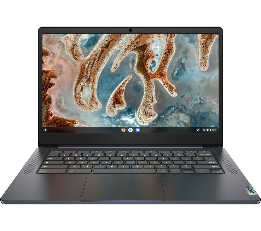 LENOVO IdeaPad 3 14inch Chromebook - MediaTek MT8183  64 GB eMMC  Blue  Blue