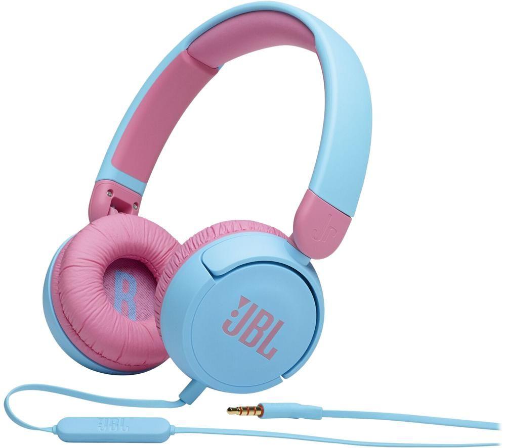 JBL Jr310 Kids Headphones - Blue & Pink
