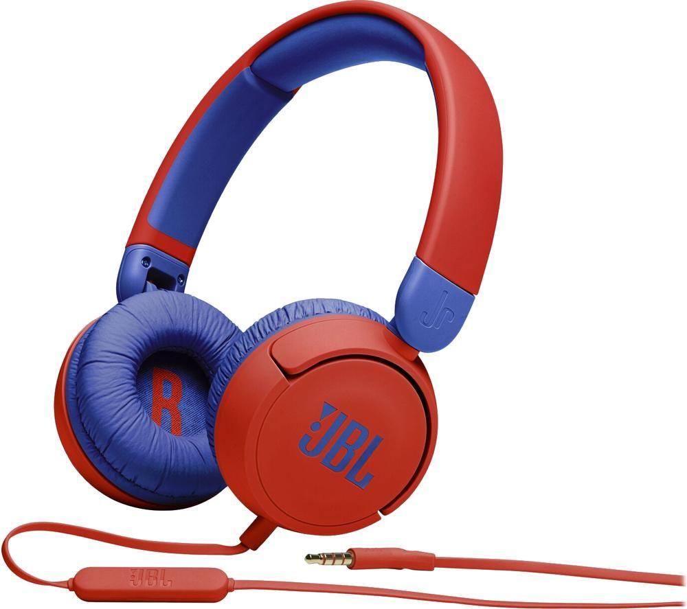 JBL Jr310 Kids Headphones - Blue & Red