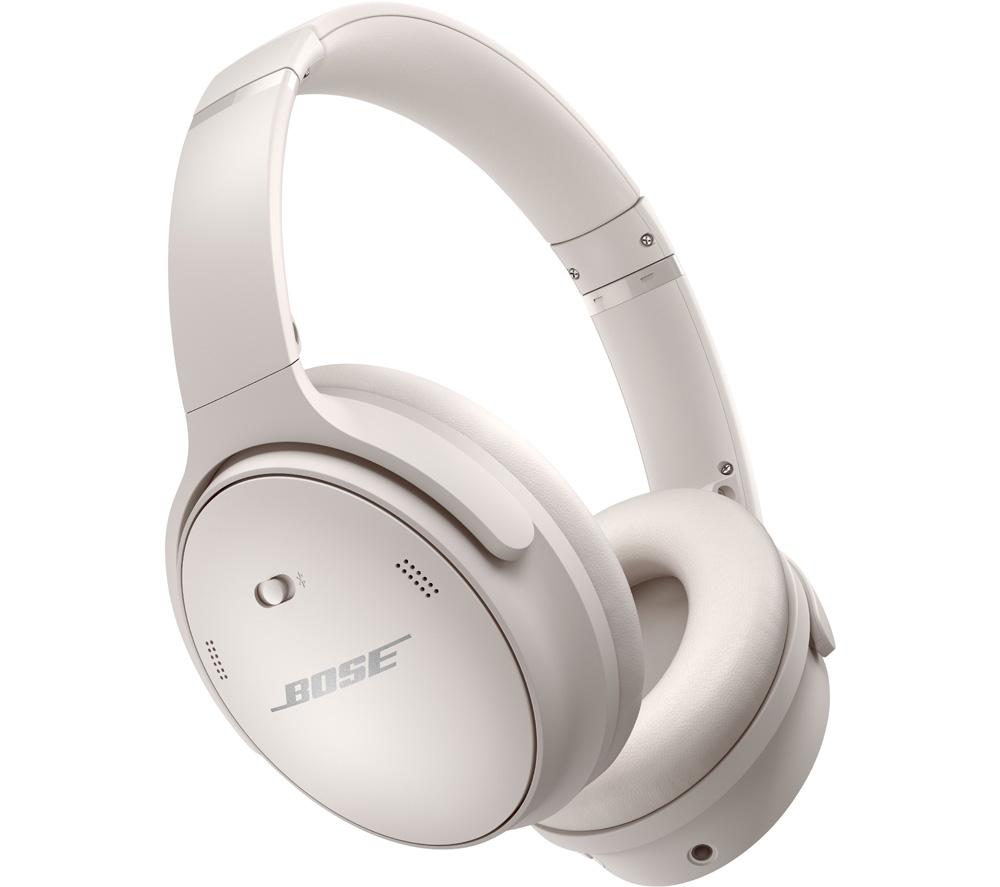 BOSE QuietComfort 45 Wireless Bluetooth Noise-Cancelling Headphones - White Smoke