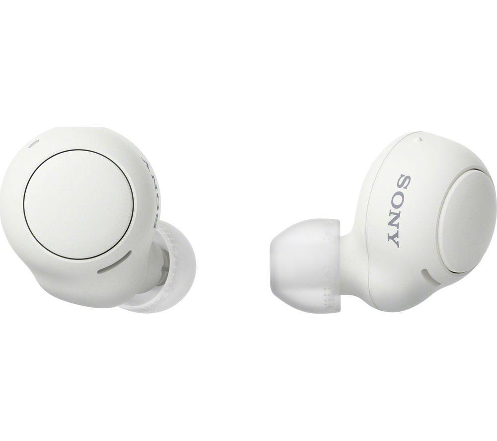 SONY WF-C500 Wireless Bluetooth Earbuds - White