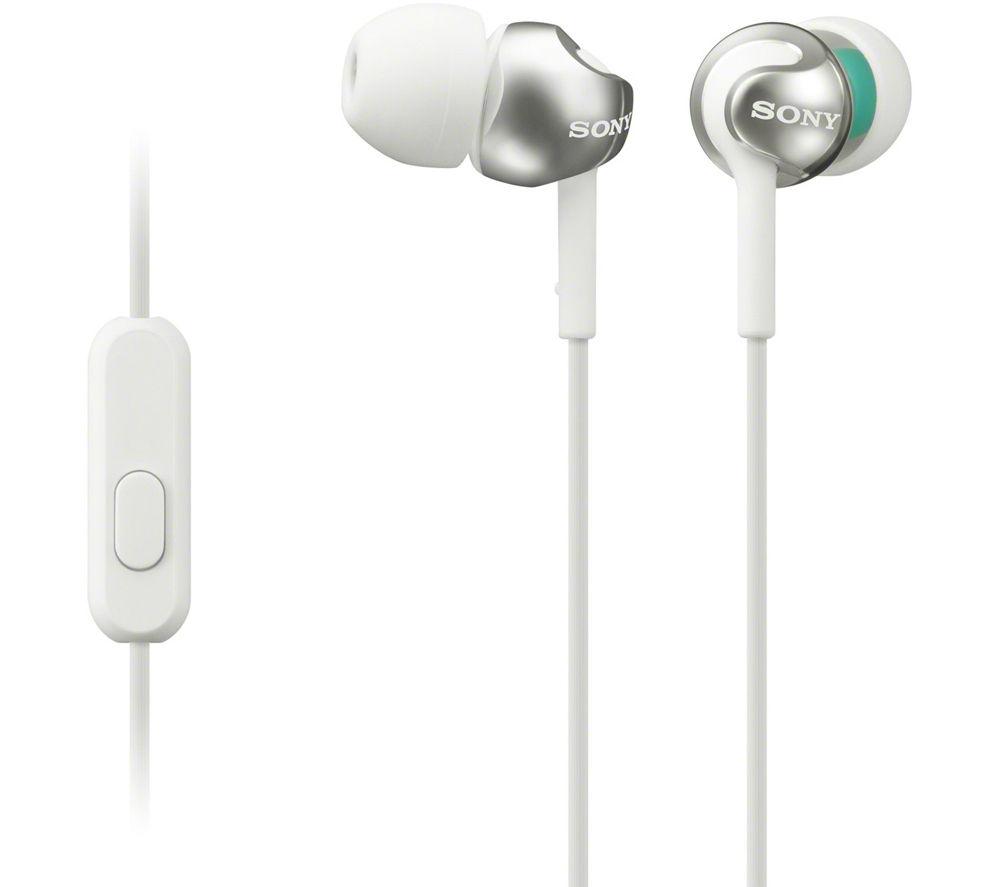 SONY MDR-EX110APW Headphones - White