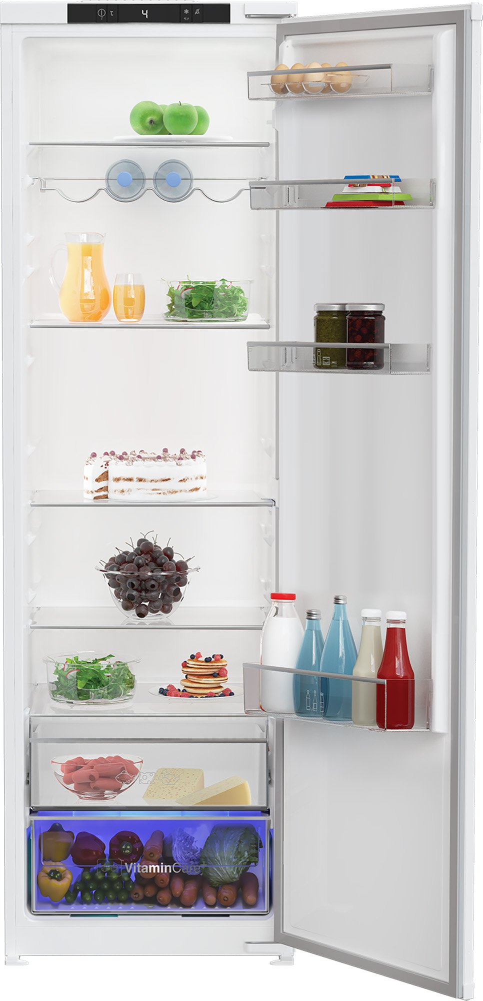 Blomberg SST4455VI VitaminCare+ 54cm Integrated Tall Larder Fridge - White