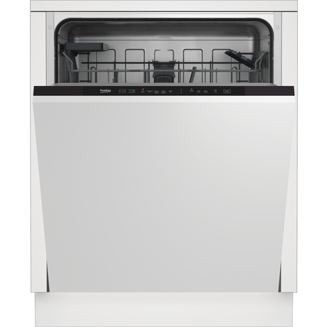 Beko DIN15C20 Integrated Full Size Dishwasher - 14 Place Settings