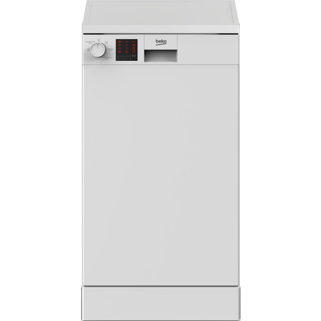 Beko DVS05C20W Slimline Dishwasher - White - 10 Place Settings