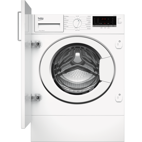 Beko WTIK74151F 7kg 1400rpm Integrated RecycledTub Washing Machine - White