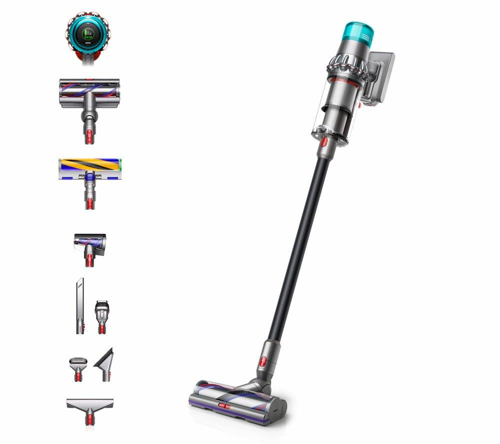 Dyson V15TOTALCLEAN23 Cordless Stick Vacuum Cleaner - 60 Minutes Run Time - Black