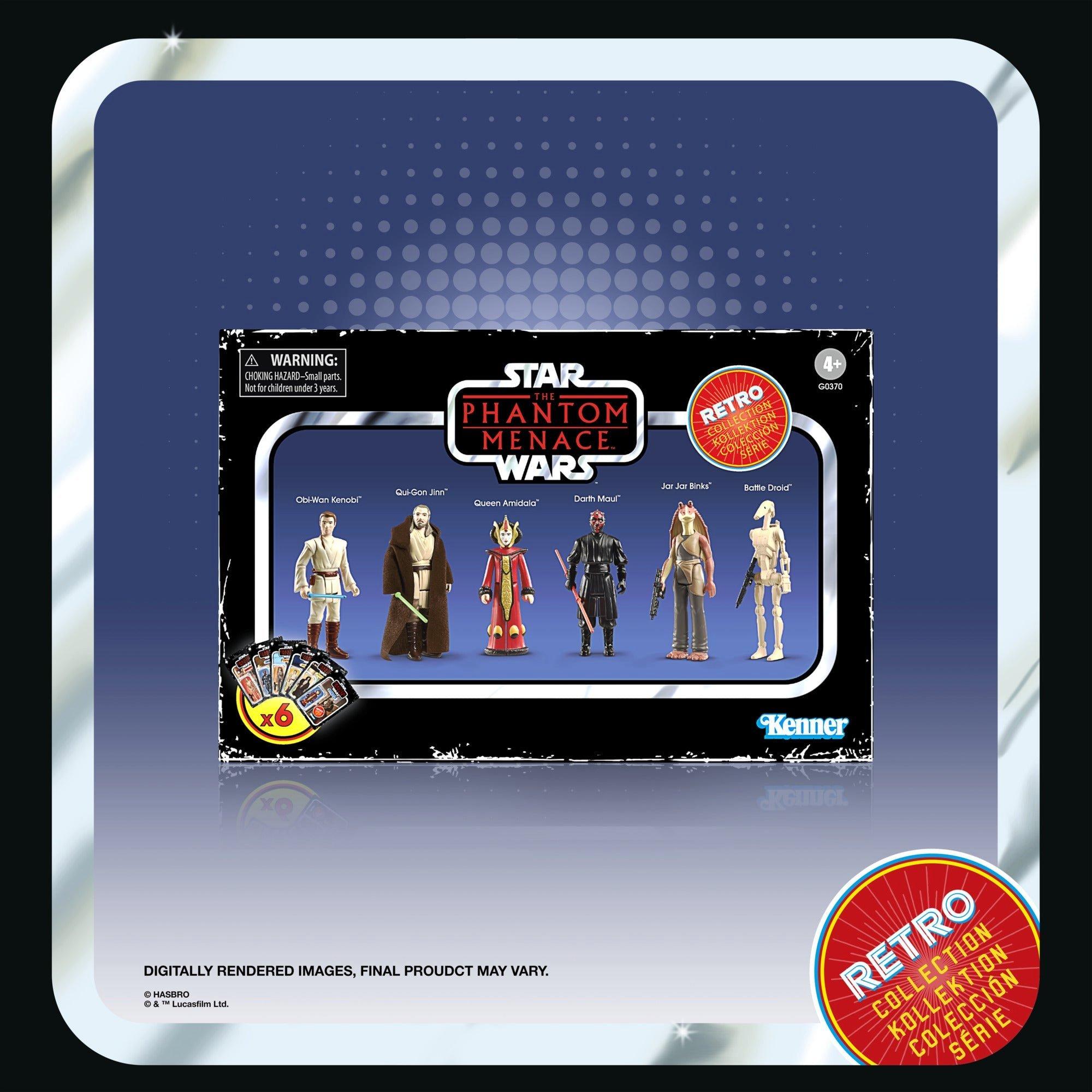 Star Wars La Colecci N Retro Star Wars The Phantom Menace Pack