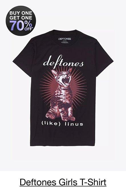 Deftones Like Linus Album Cover Boyfriend Fit Girls T-Shirt