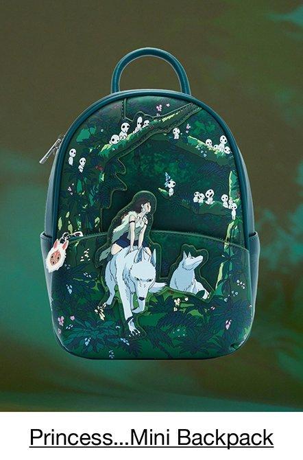Studio Ghibli® Princess Mononoke Forest Scene Glow-In-The-Dark Mini Backpack