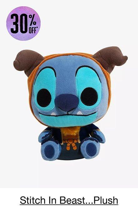 Funko Disney Stitch In Beast Costume Plush
