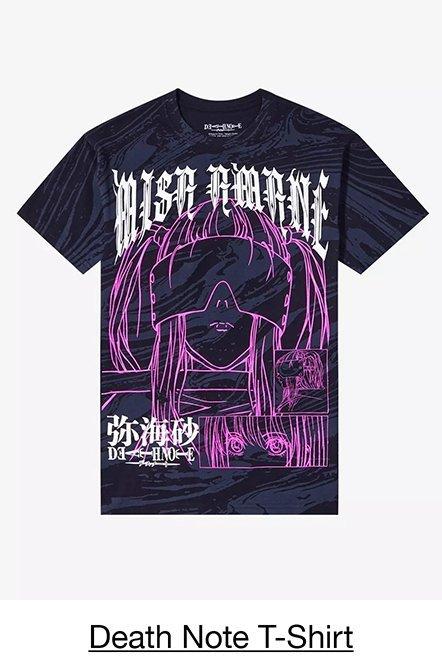Death Note Misa Swirl Wash Boyfriend Fit Girls T-Shirt
