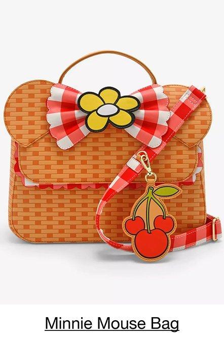 Loungefly Disney Minnie Mouse Picnic Basket Crossbody Bag
