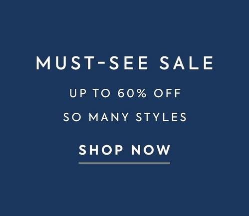 Must-See Sale: Up to 60% off so many styles. Shop now.