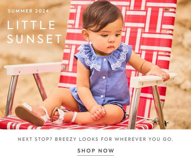 Summer 2024: Little Sunset. Next stop? Breezy looks for wherever you go. Shop now. 