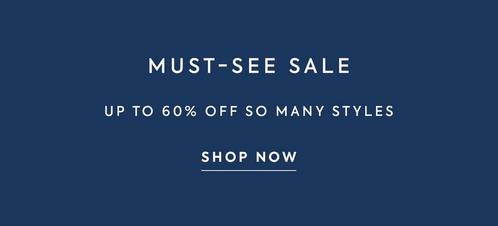 Must-See Sale: Up to 60% off so many styles. Shop sale.