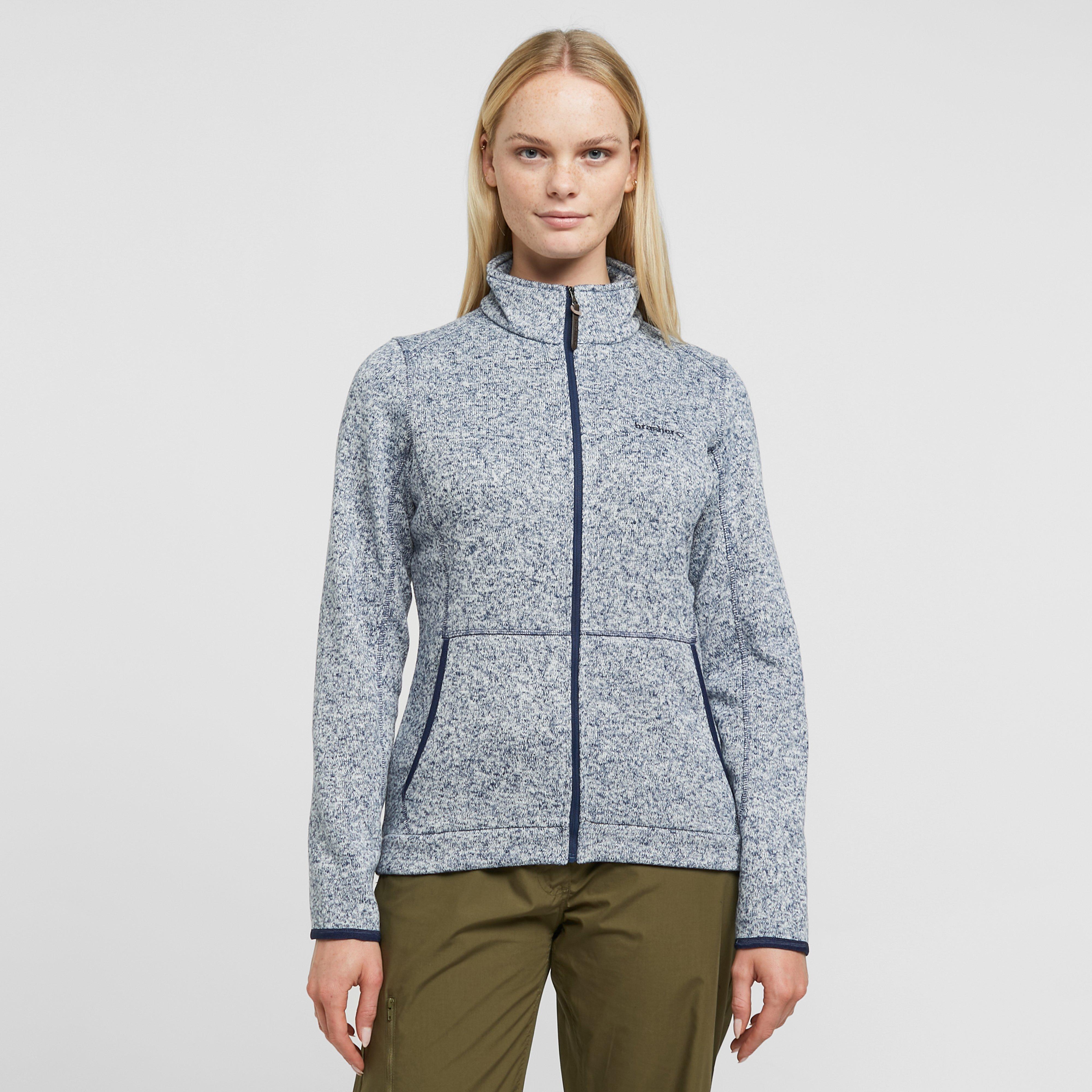 Brasher Women's Rydal Full Zip Fleece - Navy, Navy