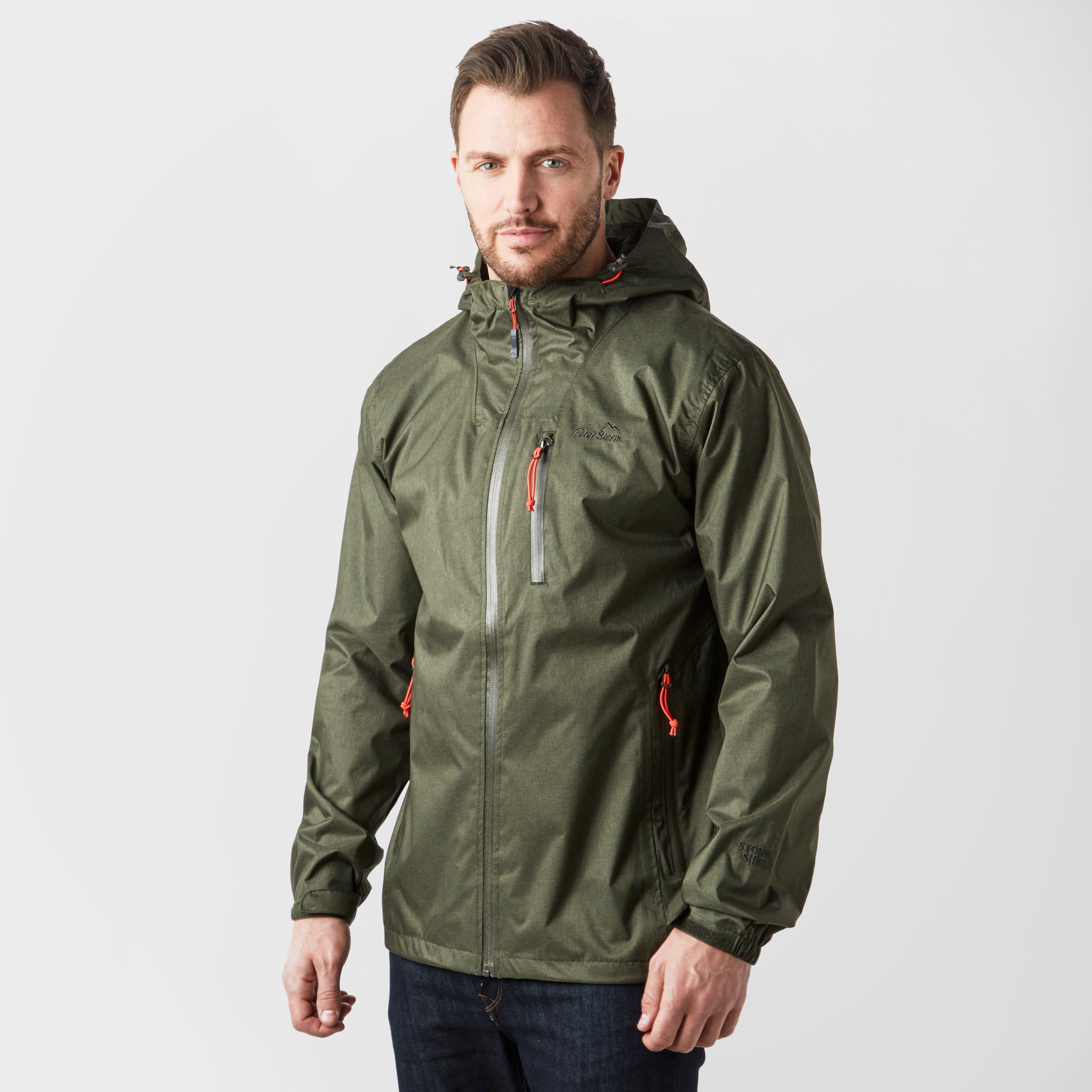 Peter Storm Men's Tornado Waterproof Jacket - Khaki, Khaki