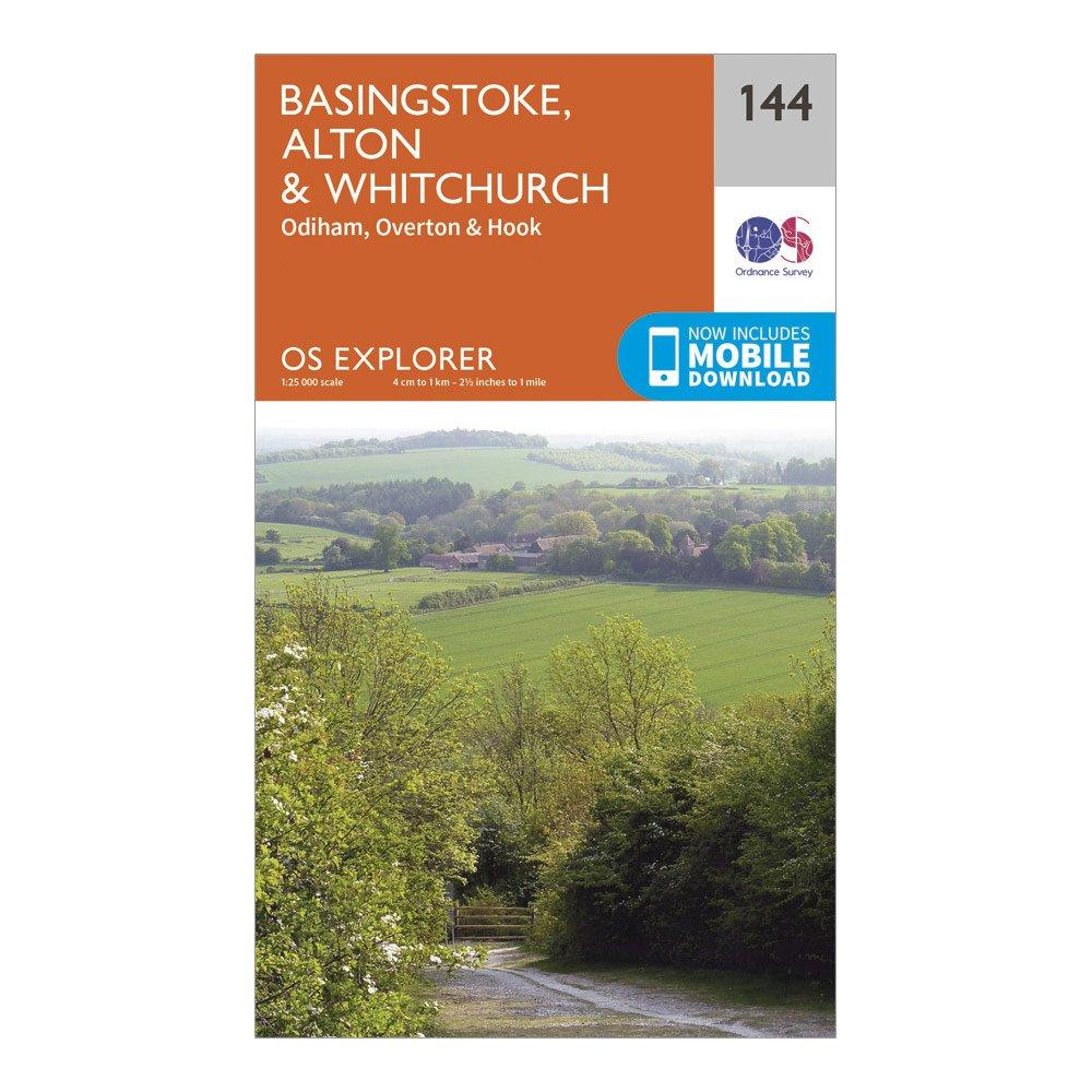 Click to view product details and reviews for Explorer 144 Basingstoke Alton Whitchurch Map With Digital Version Orange.