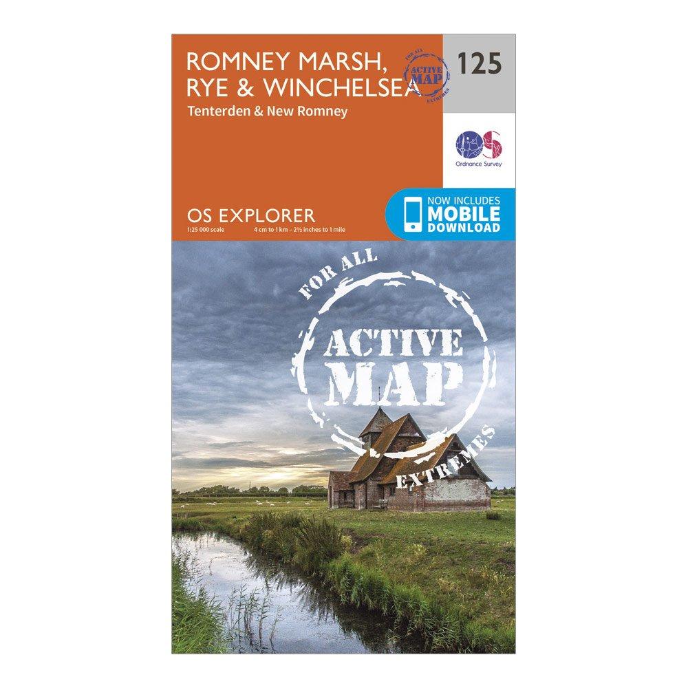 Click to view product details and reviews for Explorer Active 125 Romneys Marsh Rye Winchelsea Map With Digital Version Orange.