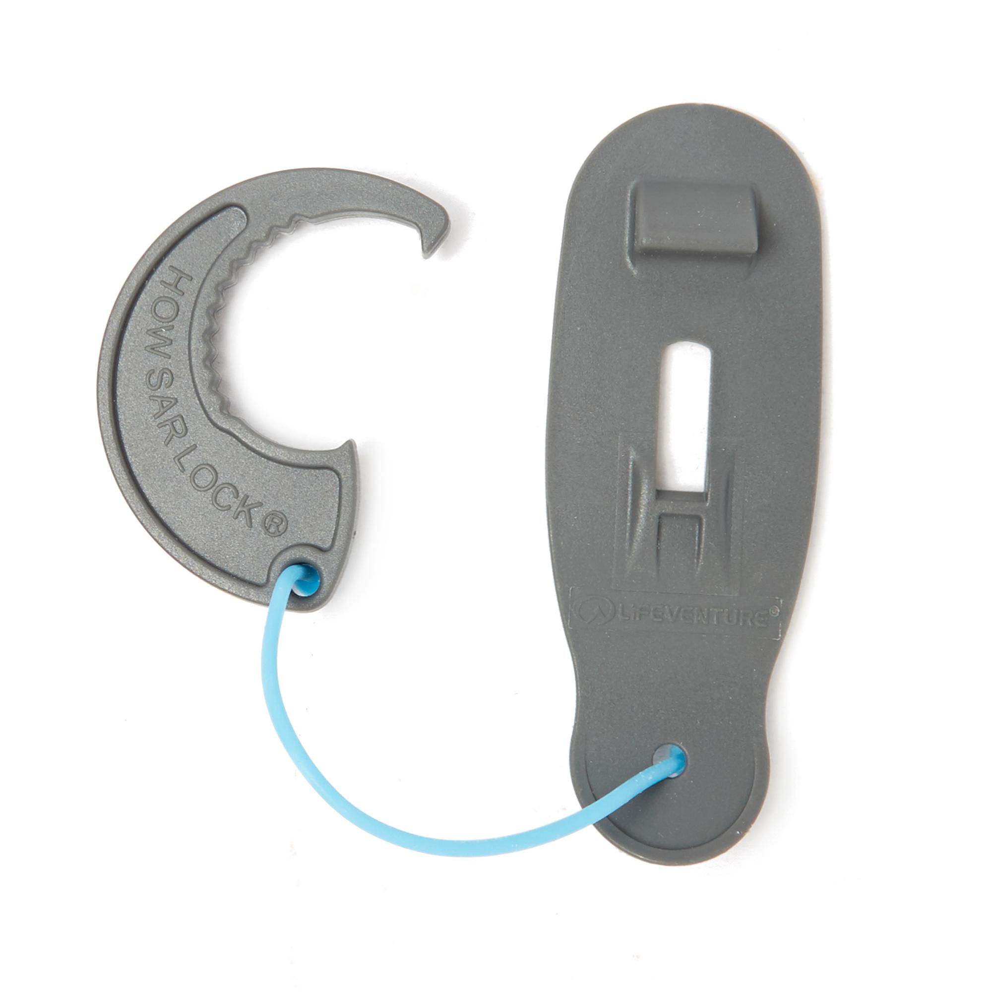 Lifeventure Travel Door Lock - Grey, Grey