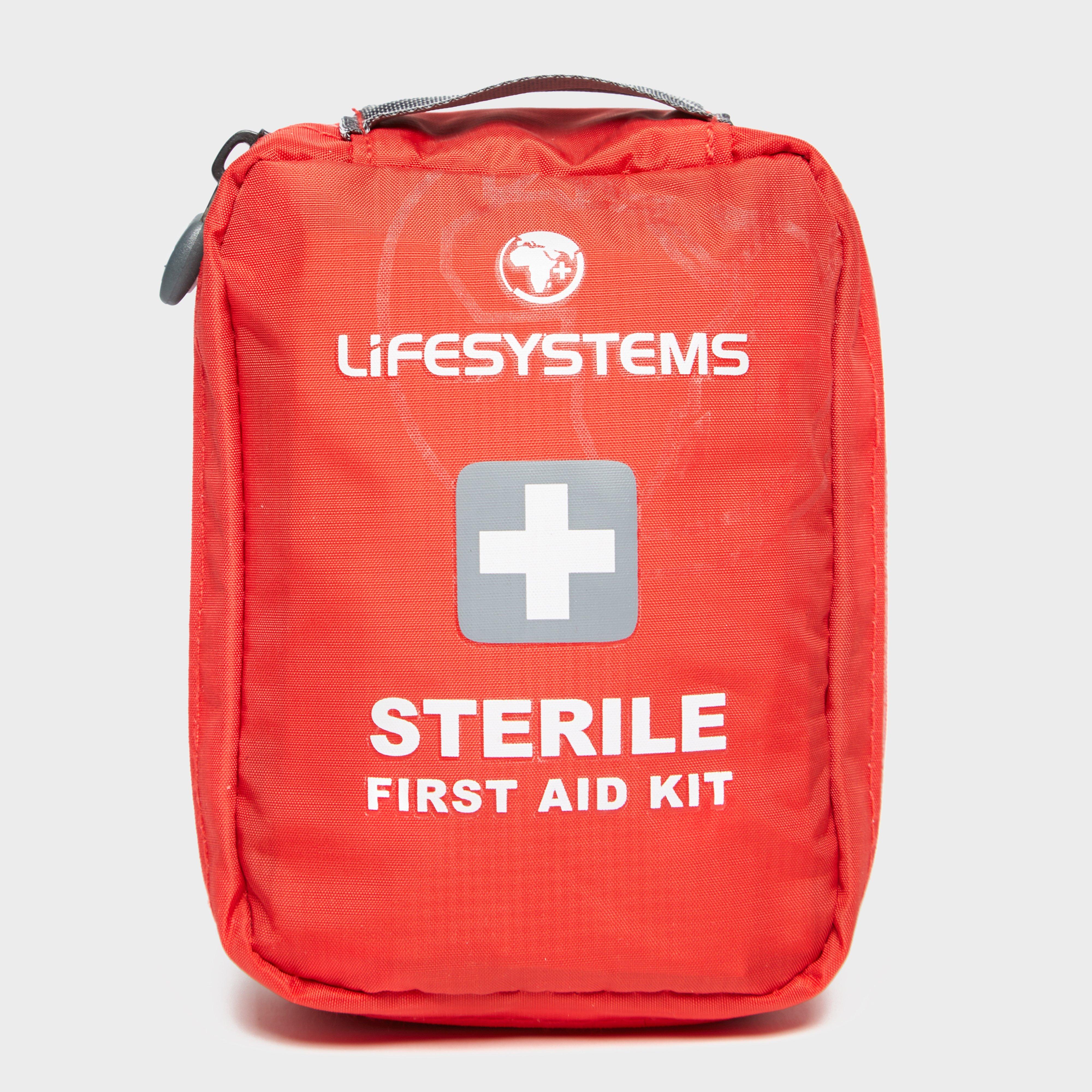 Sterile First Aid Kit - Red, Red