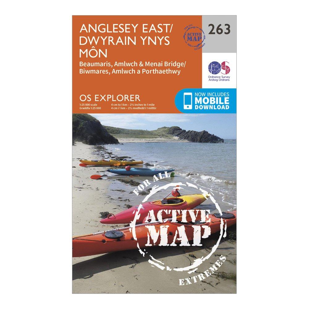Click to view product details and reviews for Explorer Active 263 Anglesey East Map With Digital Version Orange.
