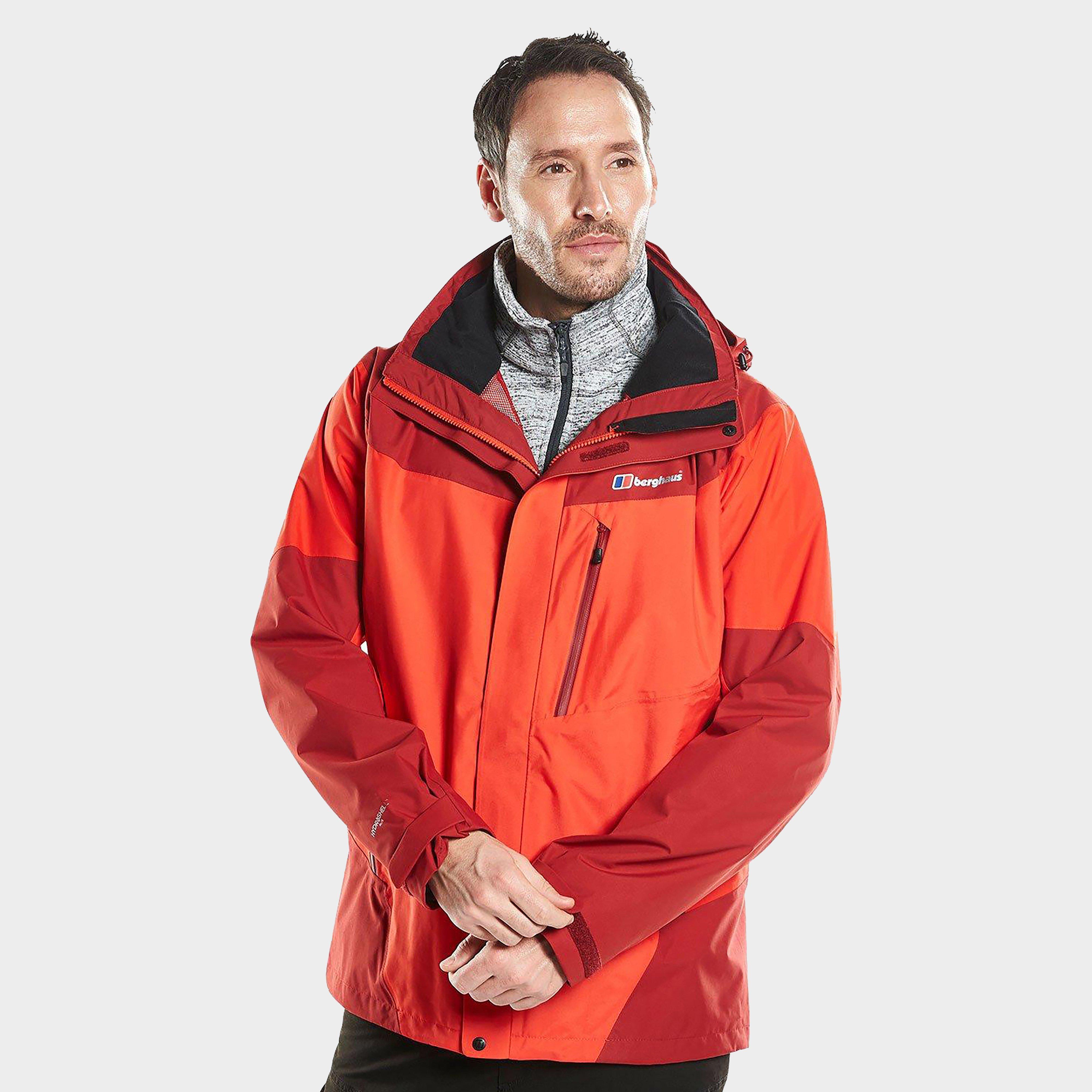 Men's Arran Waterproof Jacket - Red