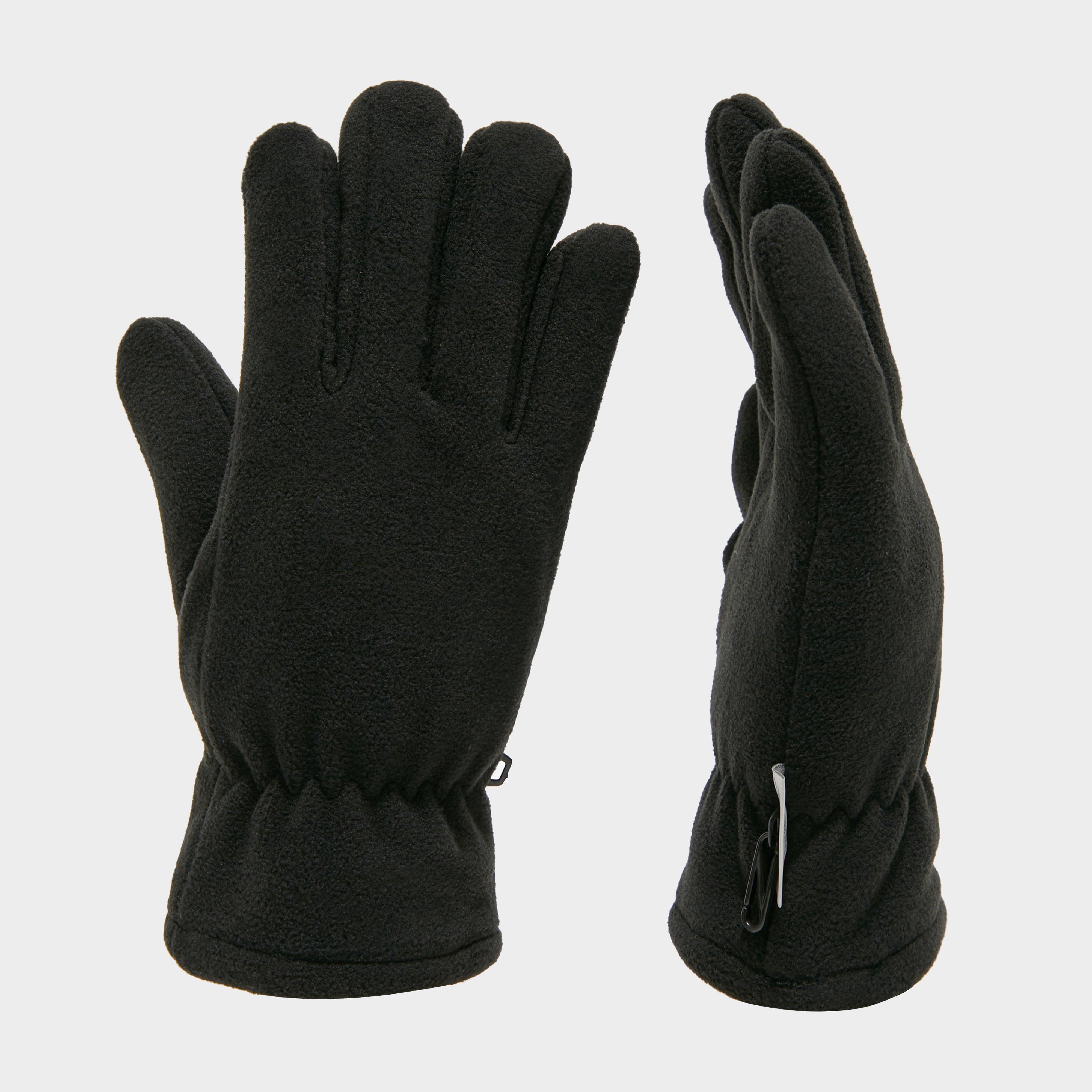 Thinsulate Double Fleece Gloves - Black, Black