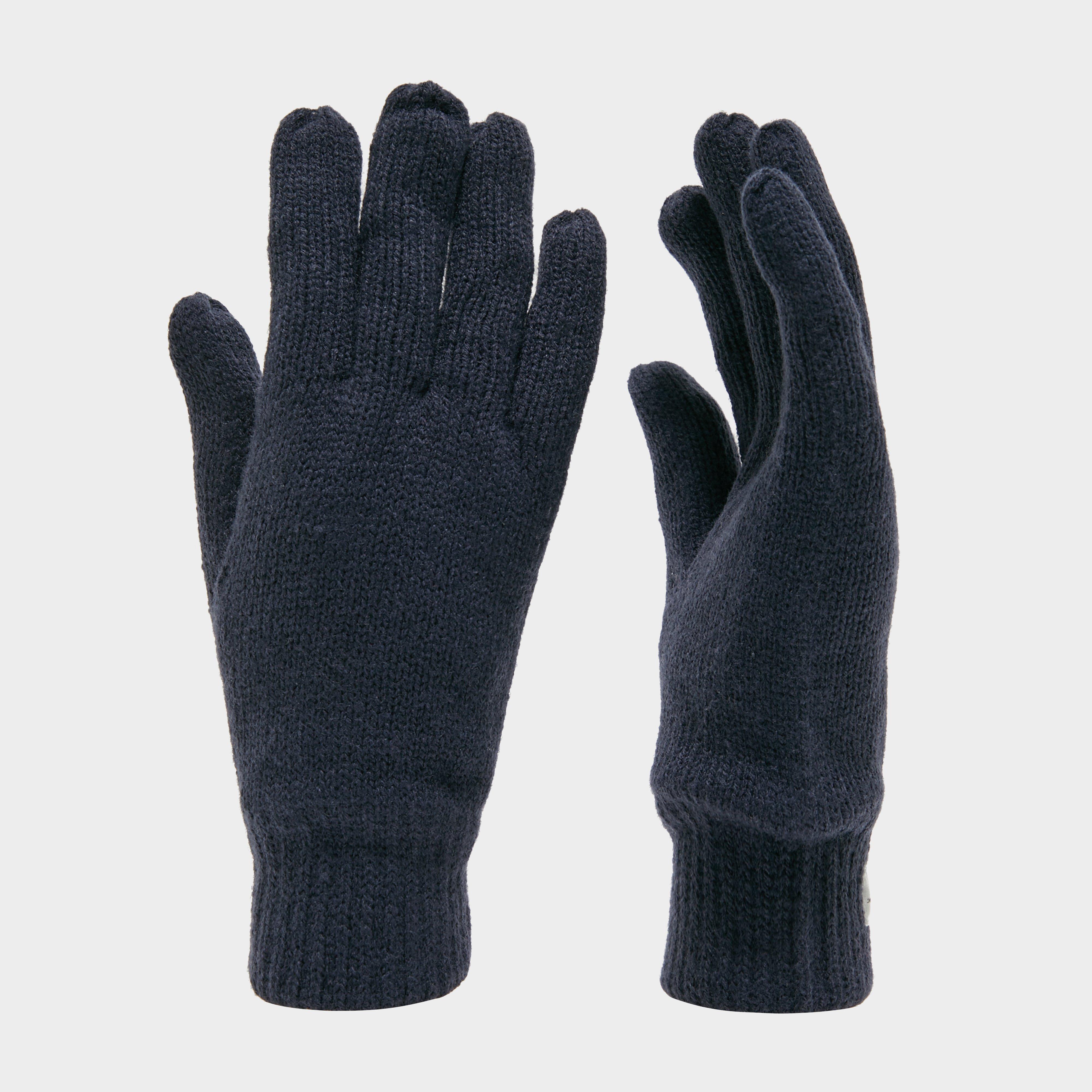 Thinsulate Knit Fleece Gloves - Blue, Blue