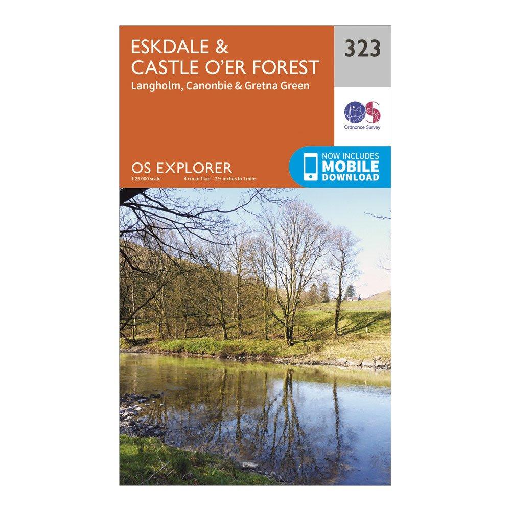 Ordnance Survey Explorer 323 Eskdale & Castle O'Er Forest Map With Digital Version - Orange, Orange