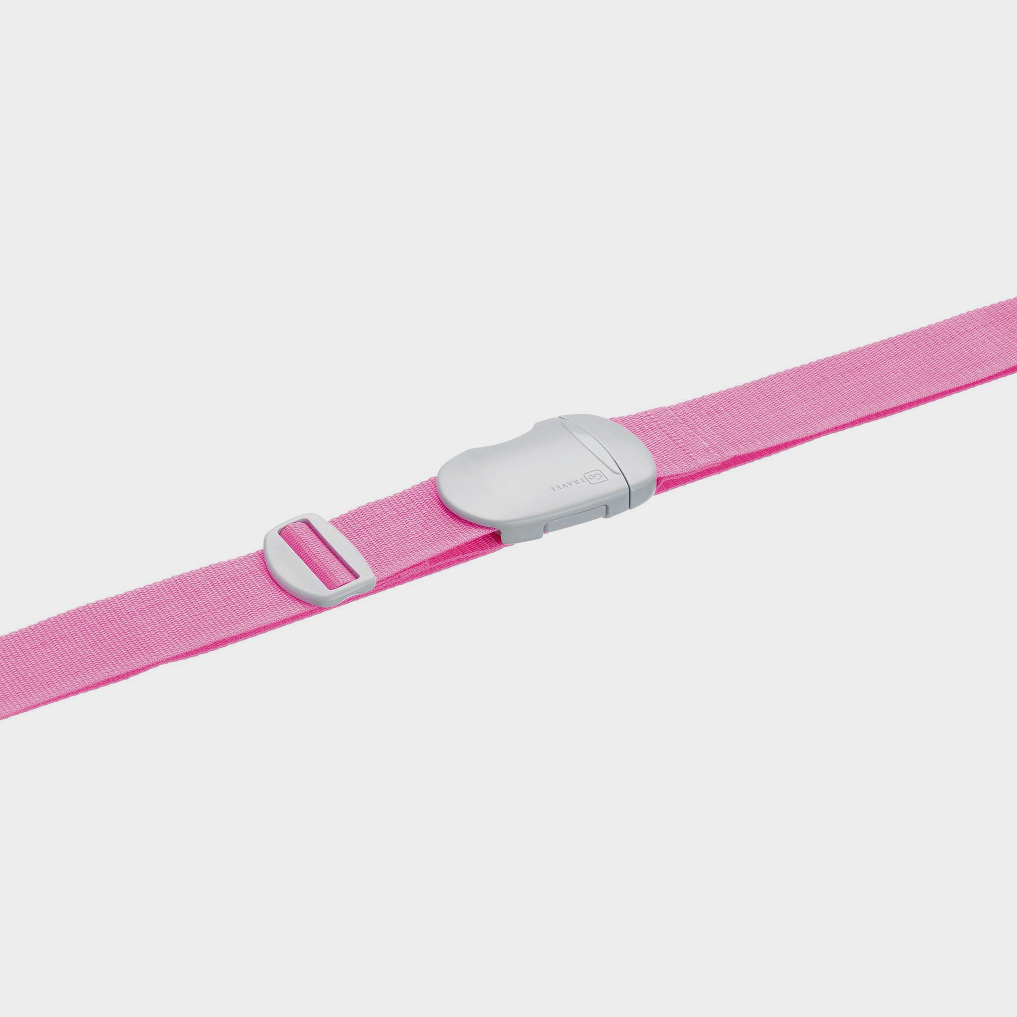 Go Travel Glo Luggage Strap - Pink, Pink