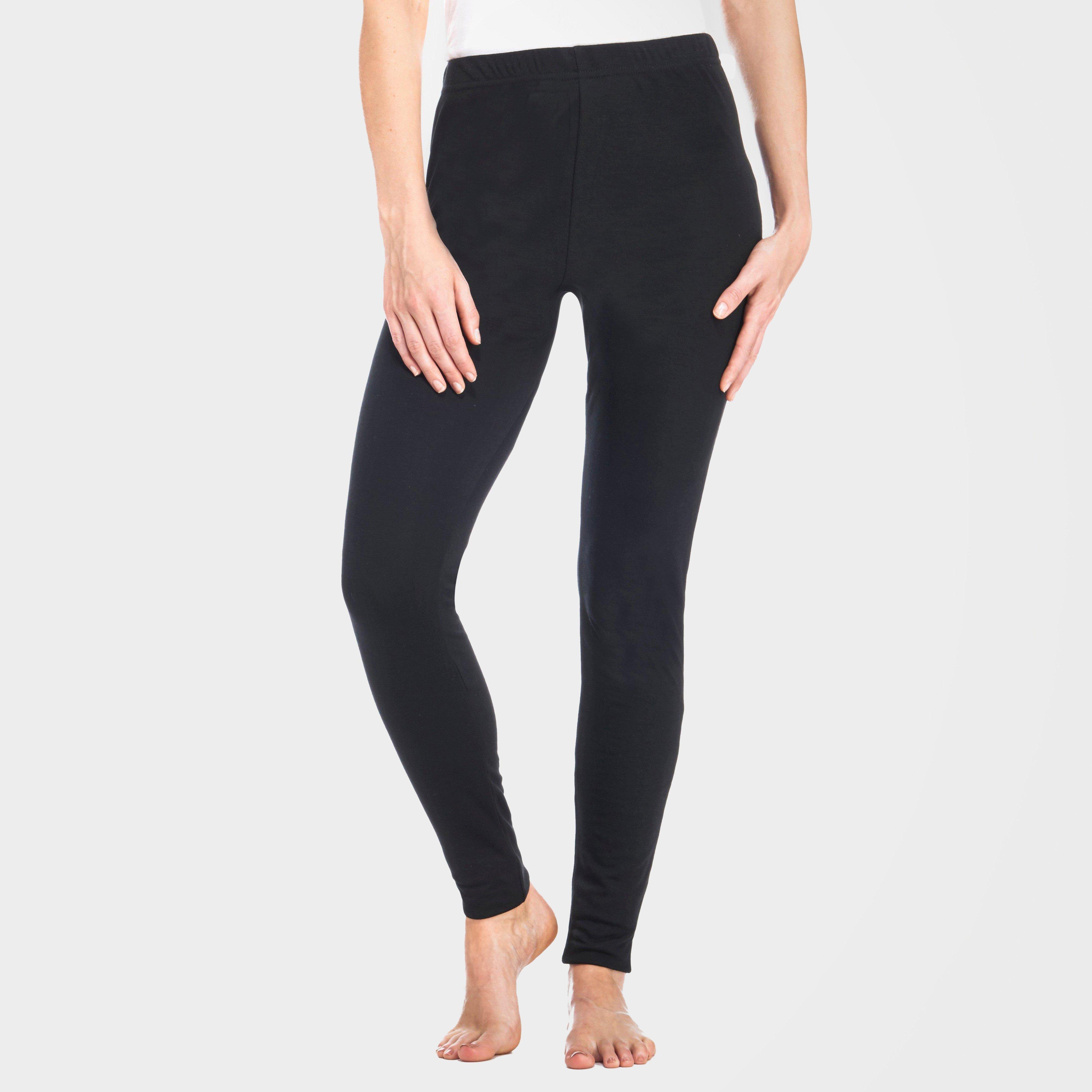 Peter Storm Women's Thermal Base Layer Pants - Black, Black