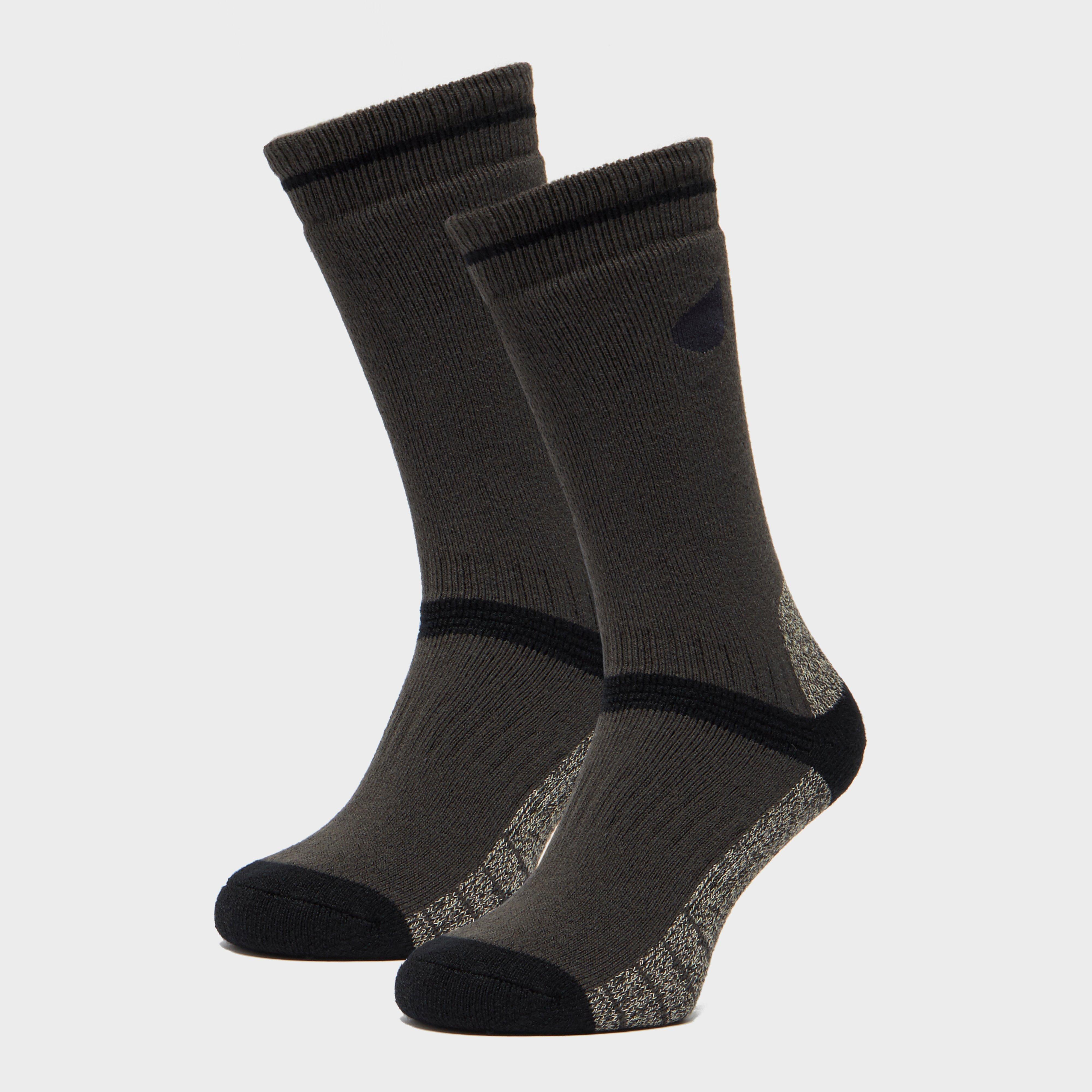 Heavyweight Outdoor Socks - Twin Pack - Grey, Grey