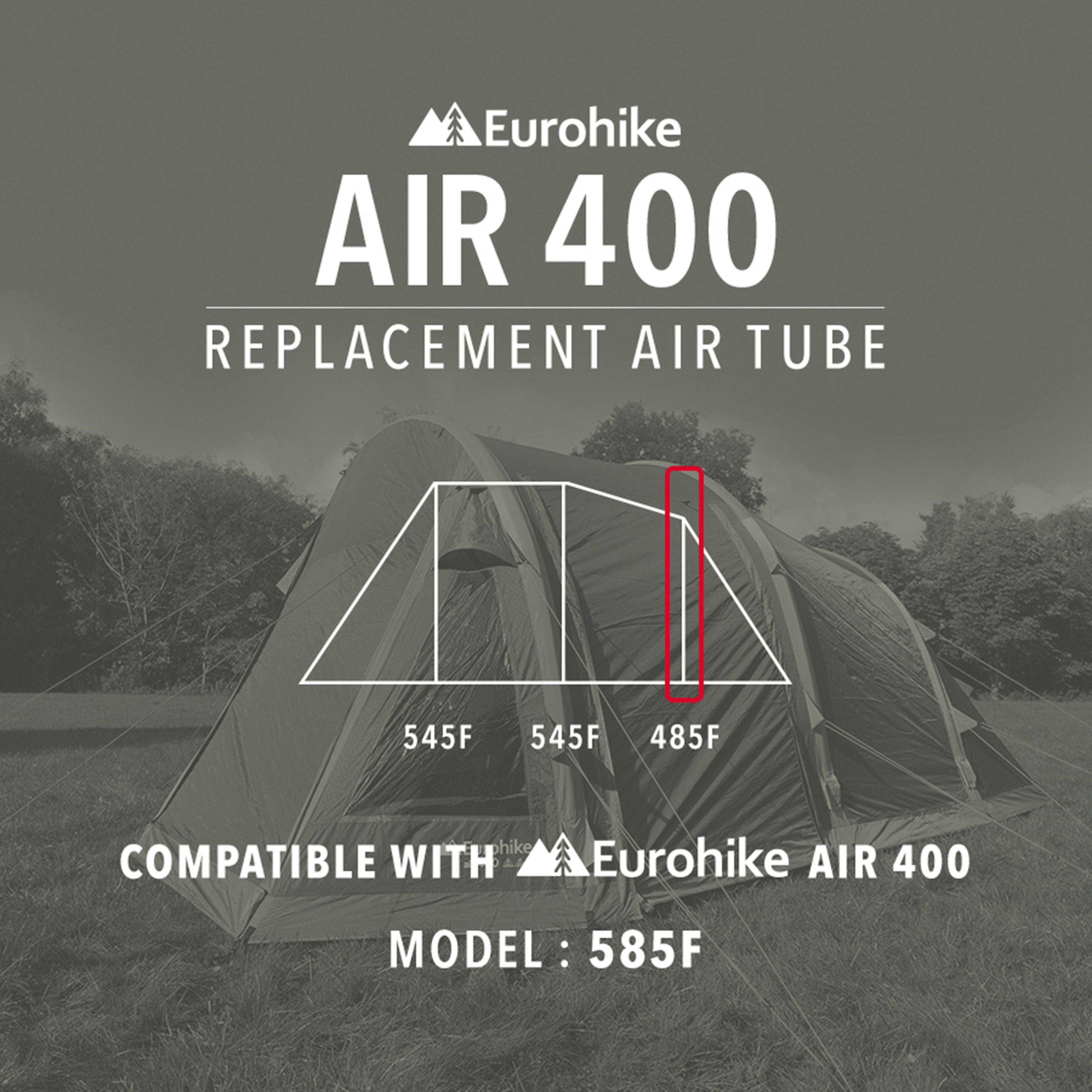 Eurohike Air 400 Replacement 485F Air Tube - Silver, Silver