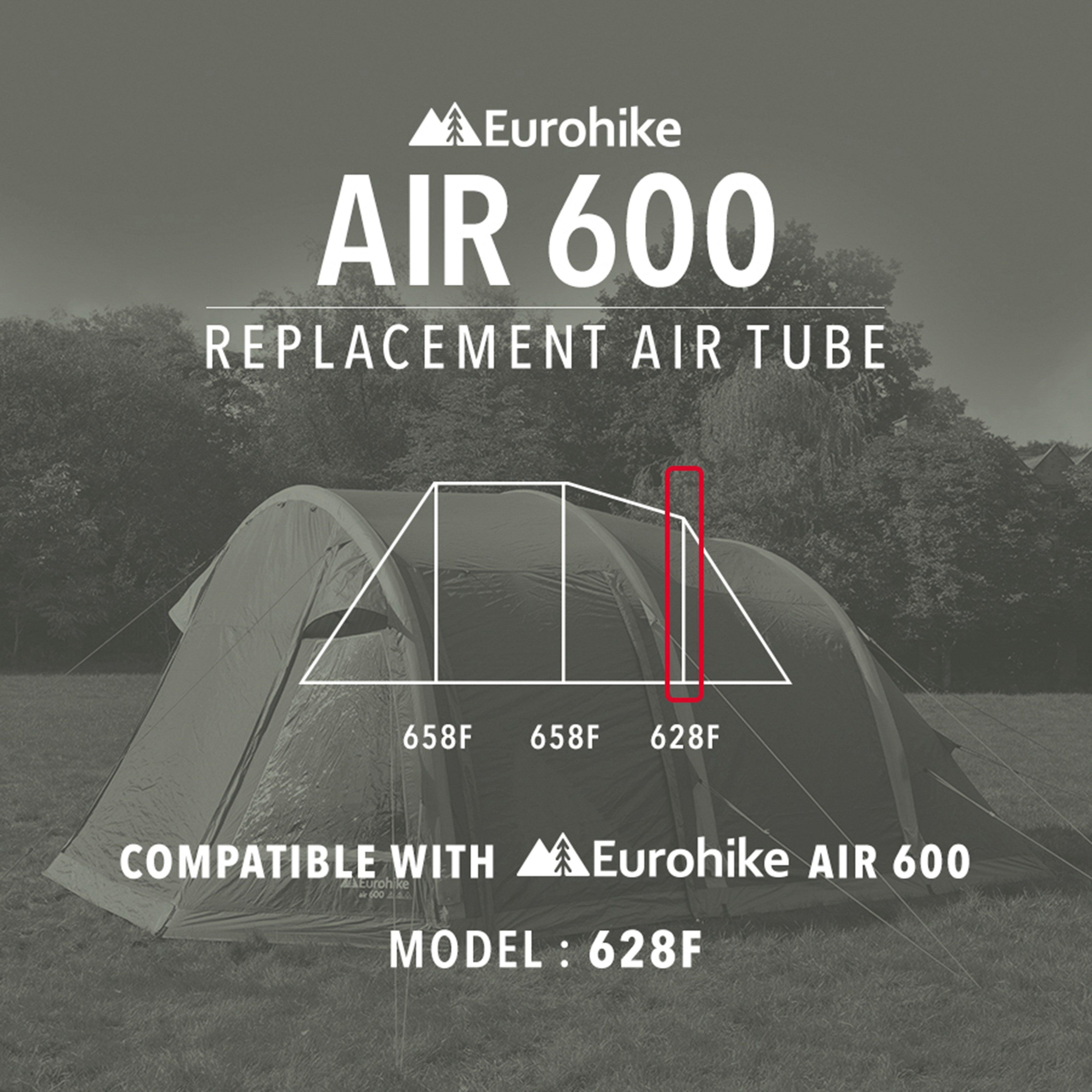 Eurohike Air 600 Replacement 628F Air Tube - Silver, Silver