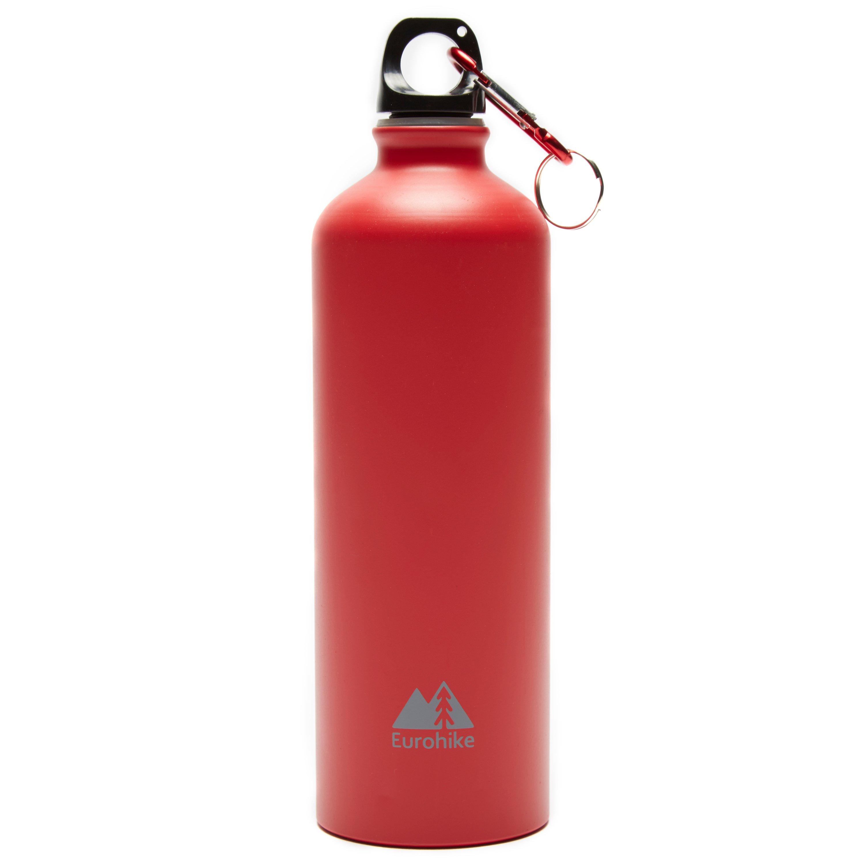 Aqua 0.75L Aluminium Water Bottle - Red, Red