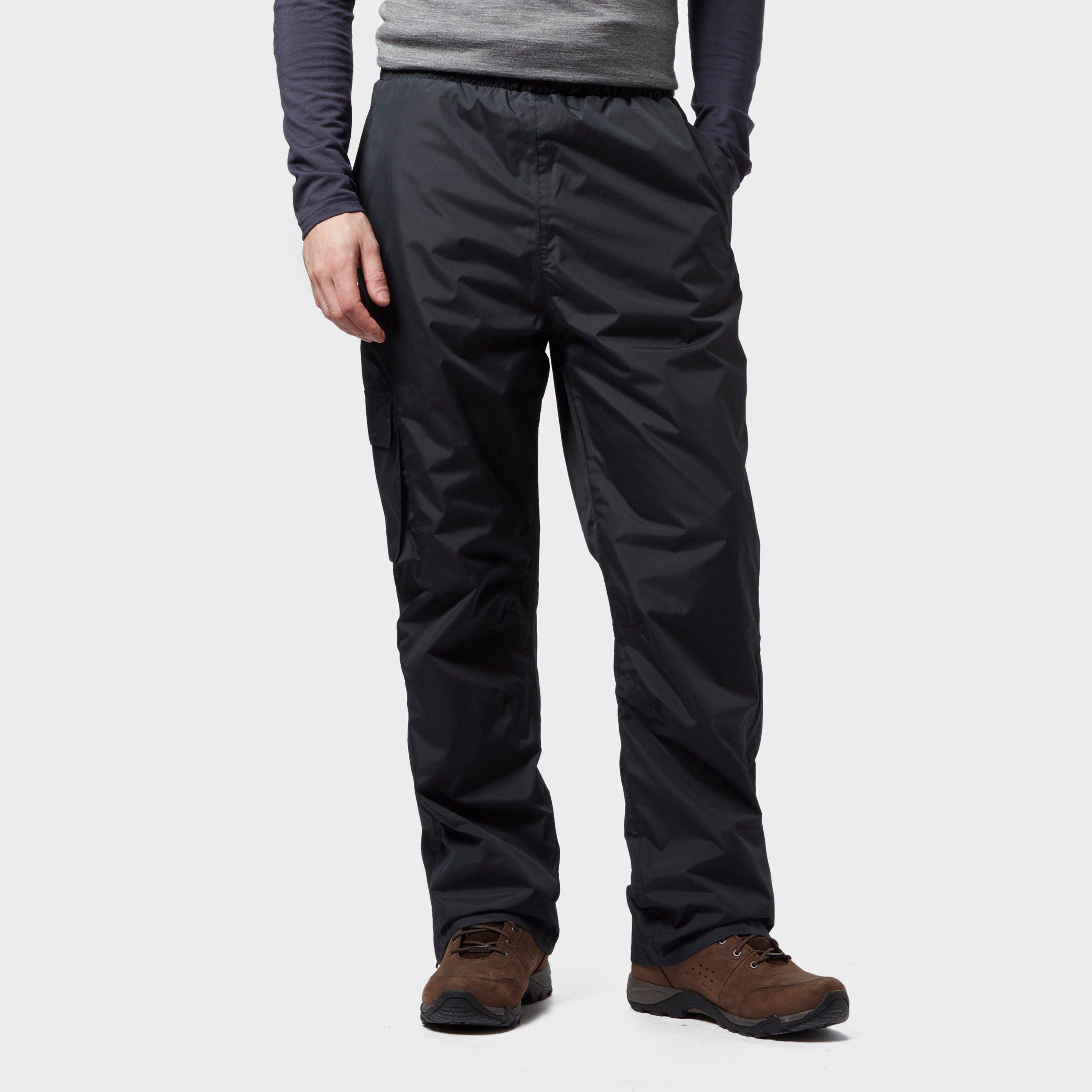 Mens Storm Waterproof Trousers Black, Black