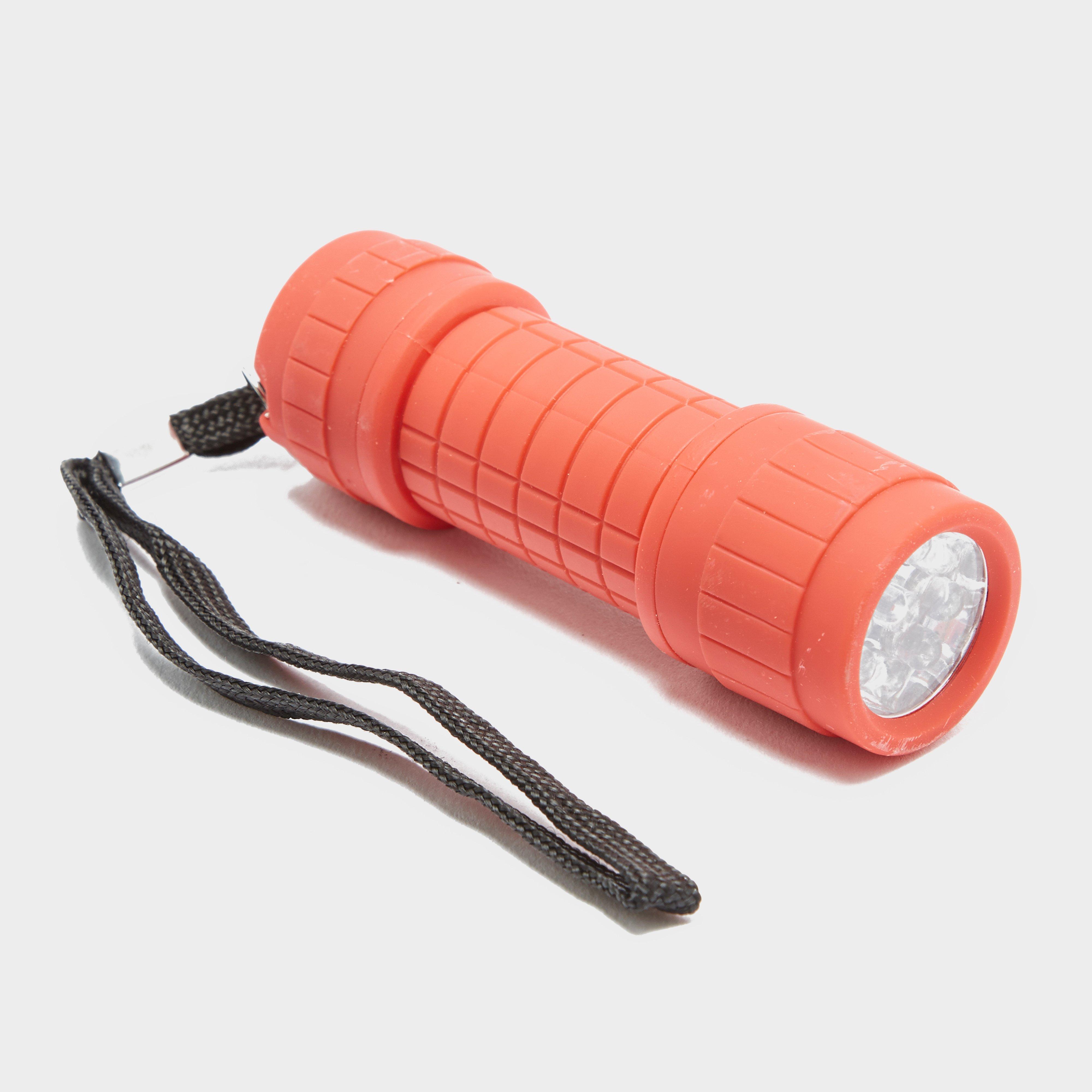 9 Led Torch Red - Red, Red