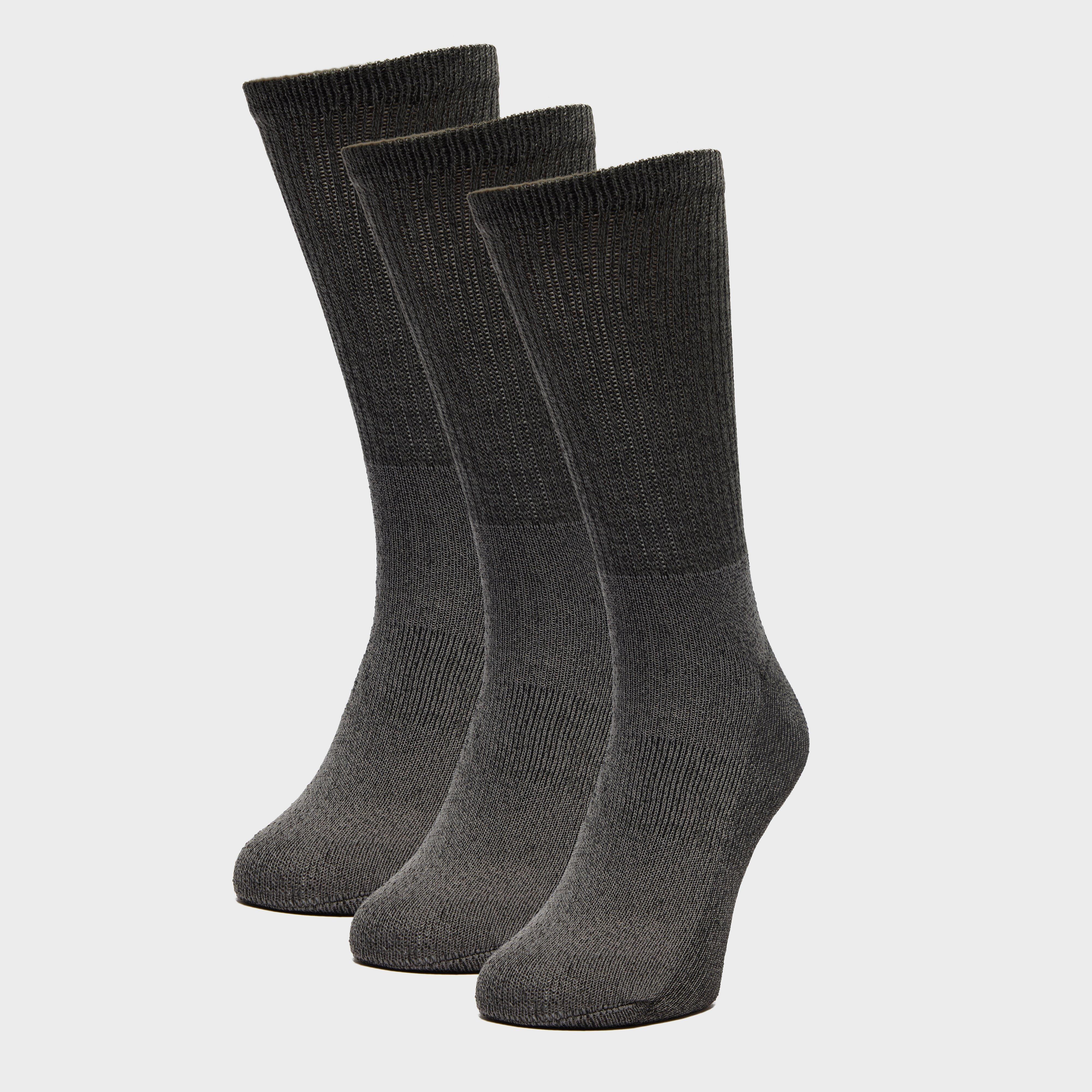 Peter Storm 3 Pack Essential Socks - Grey, Grey