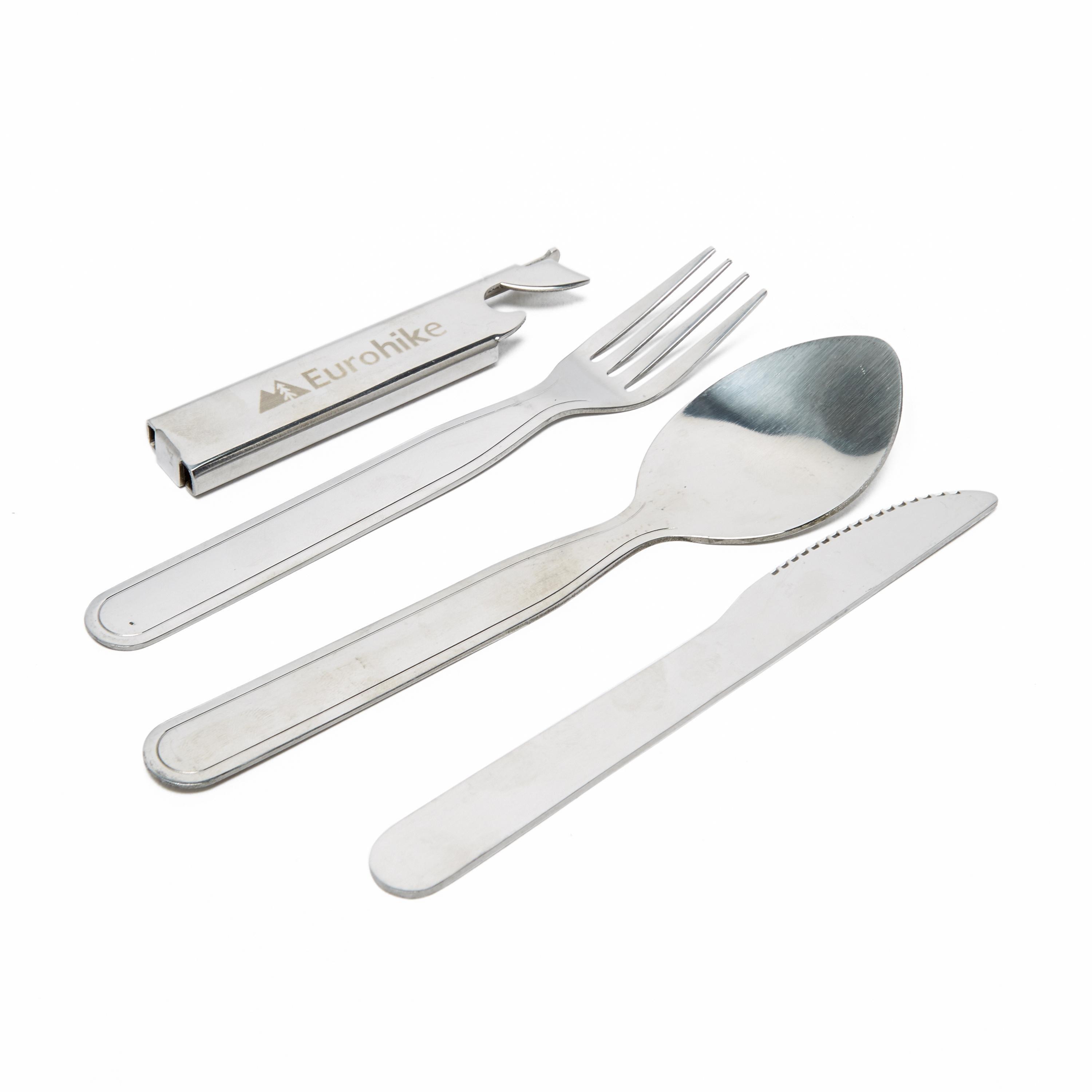 4 Piece Cutlery Set - Silver, Silver