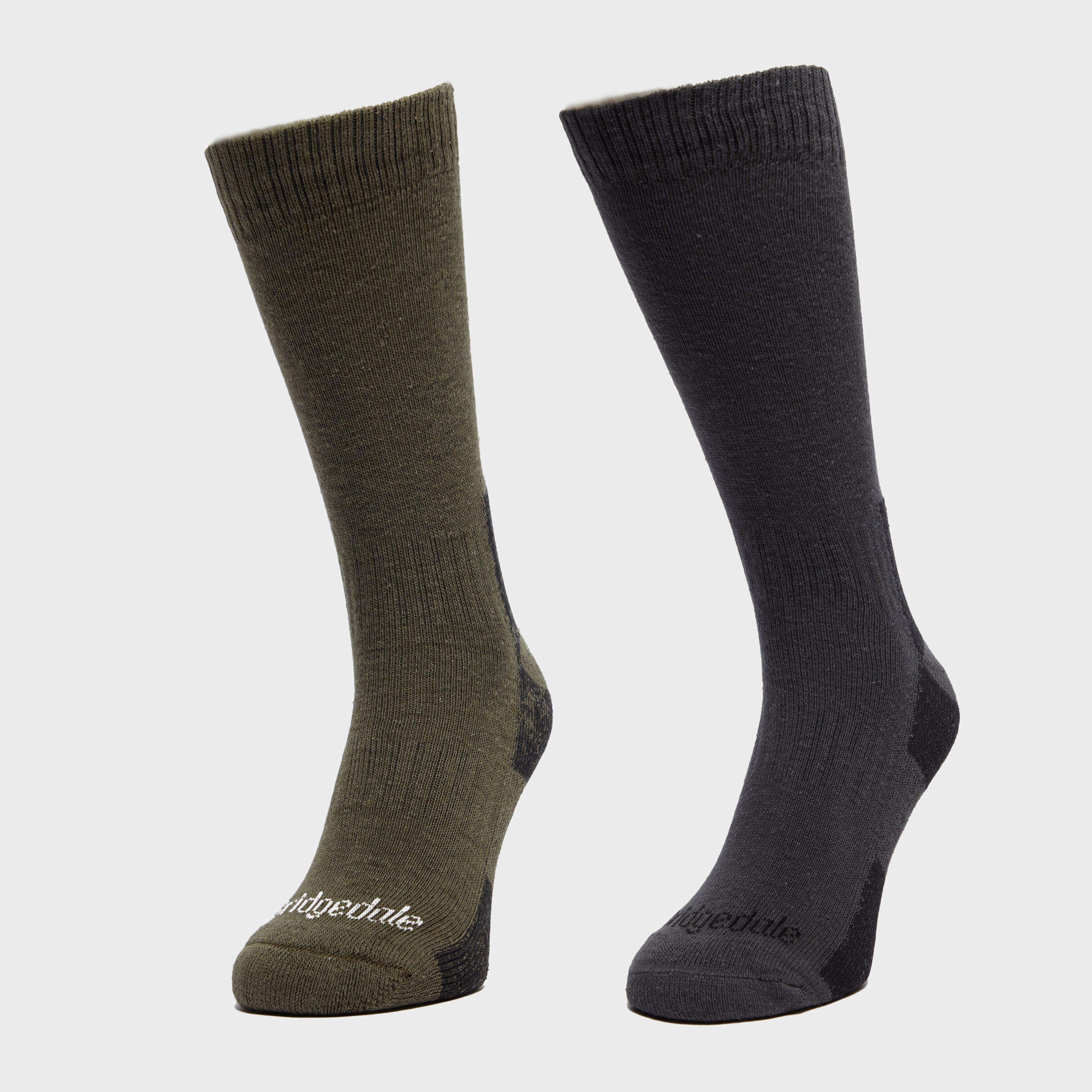 Bridgedale Men's Dingle Sock Multipack - Khaki, Khaki