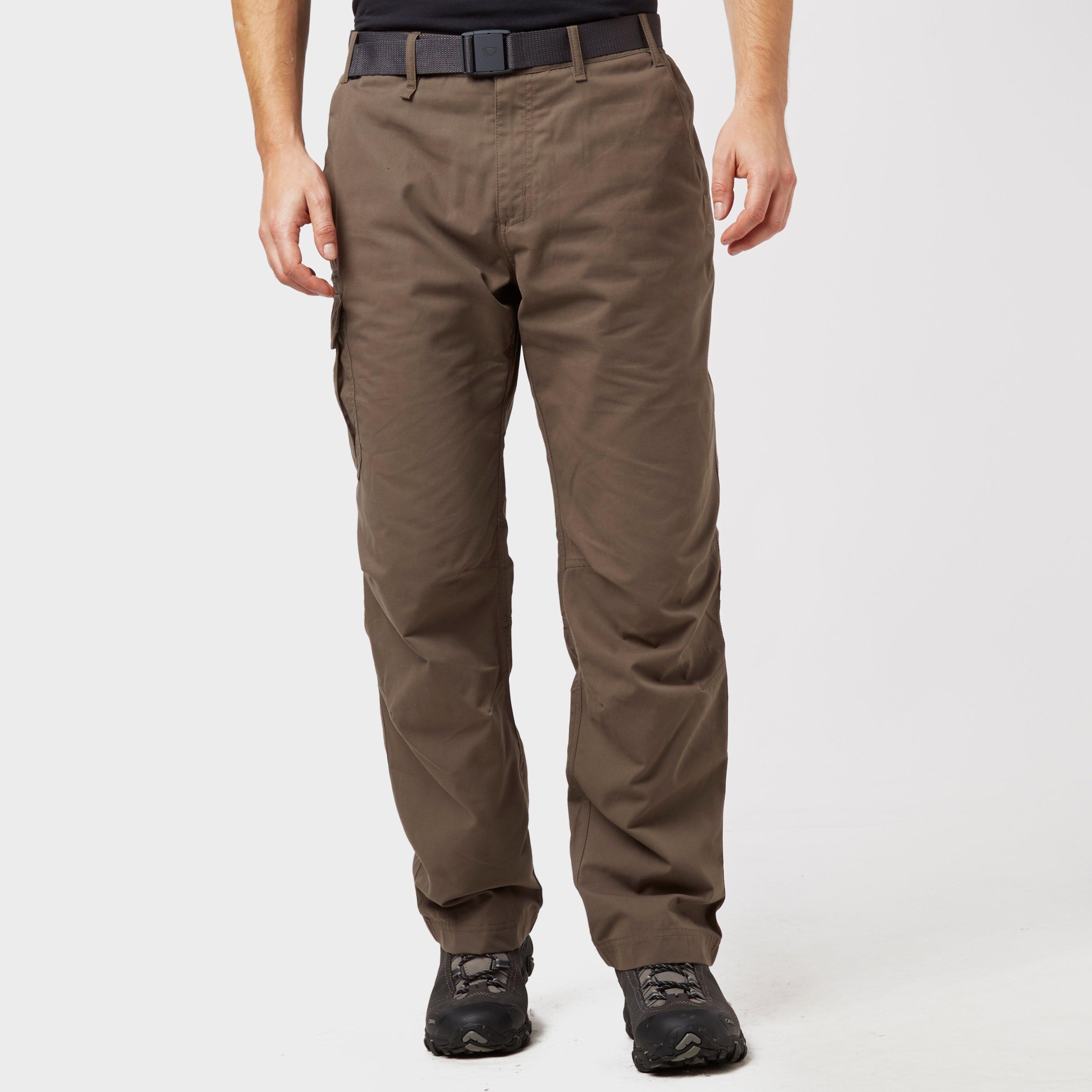 Men's Lined Walking Trousers - Brown, Brown