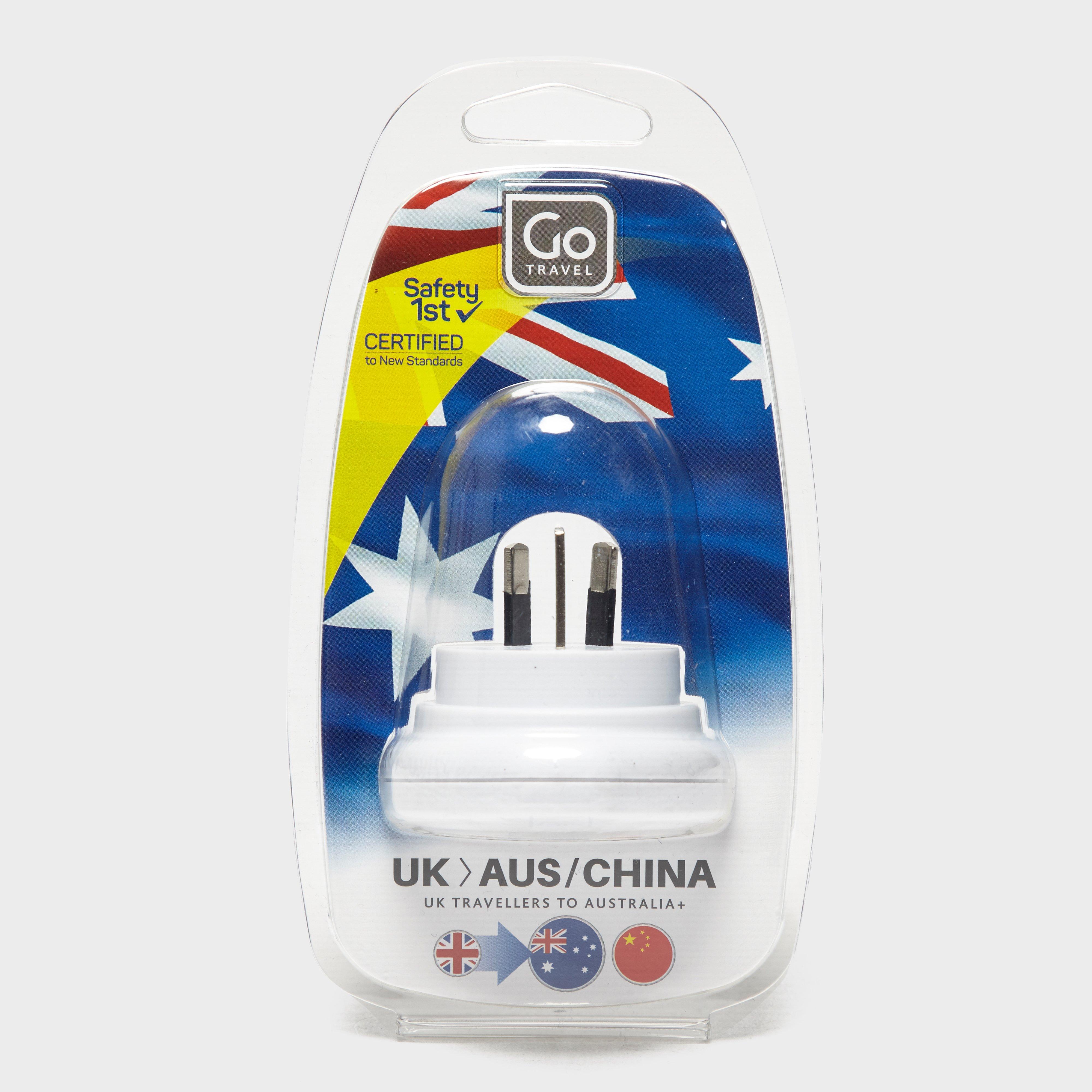 UK-Australia Plug Adaptor, White