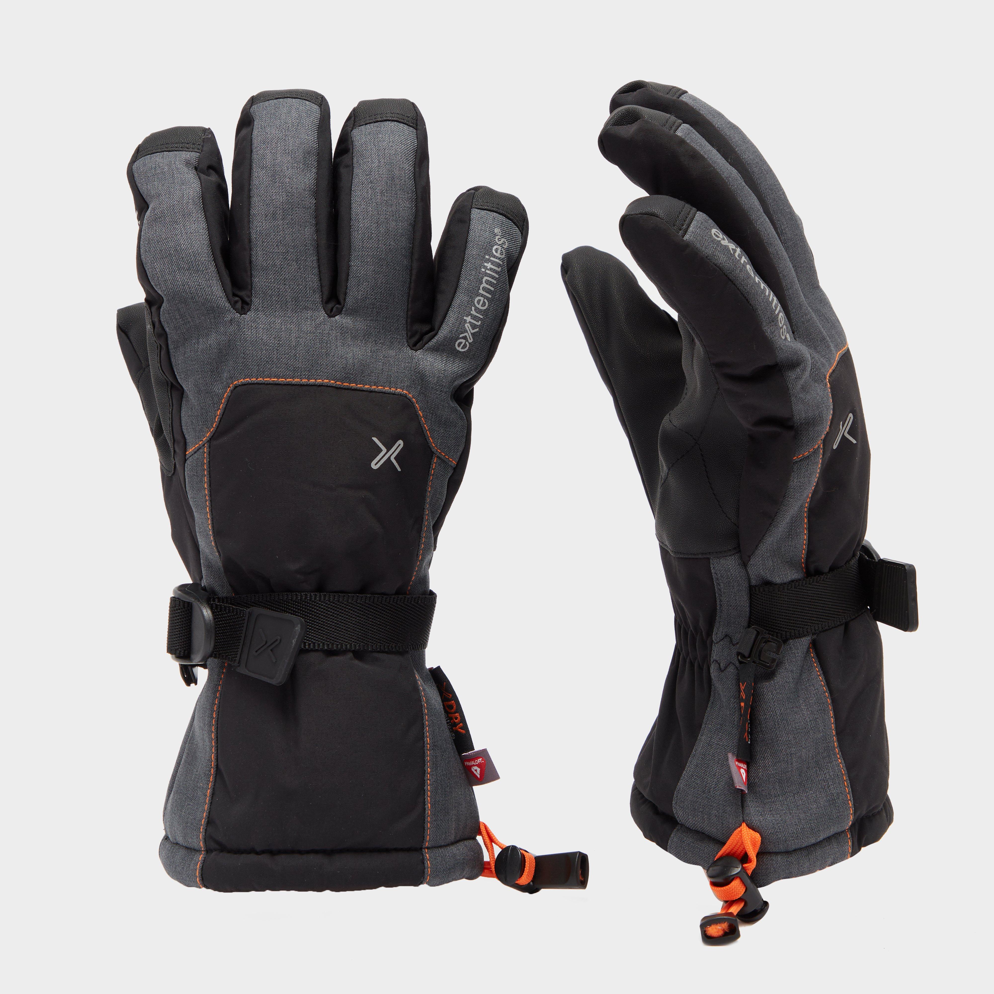 Extremities Men's Torres Peak Ski Gloves - Black, Black