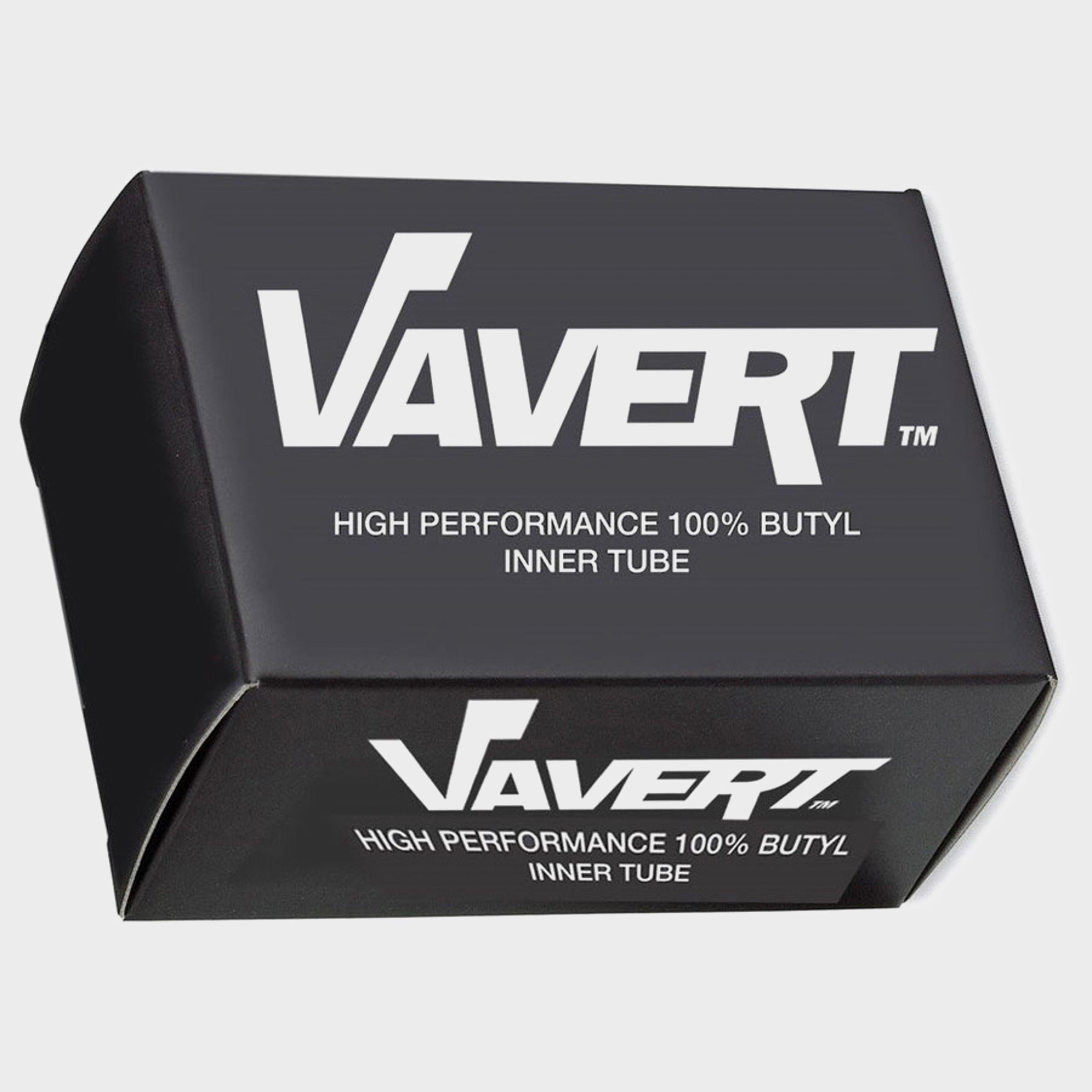 Blacks Vavert 700 x 18/25C Presta (60mm) Innertube, Black