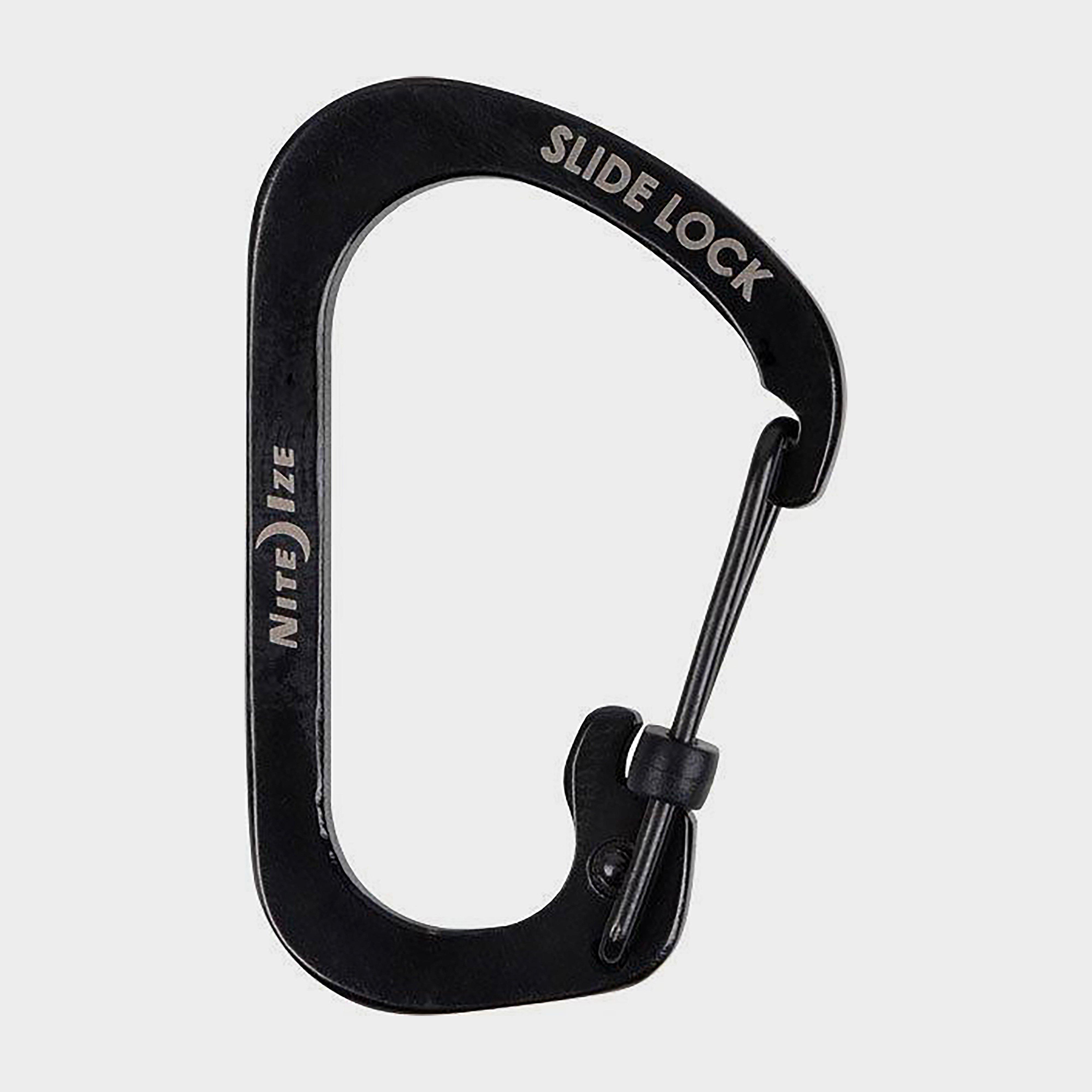 Slidelock Carabiner #2 (Black) - Black, Black