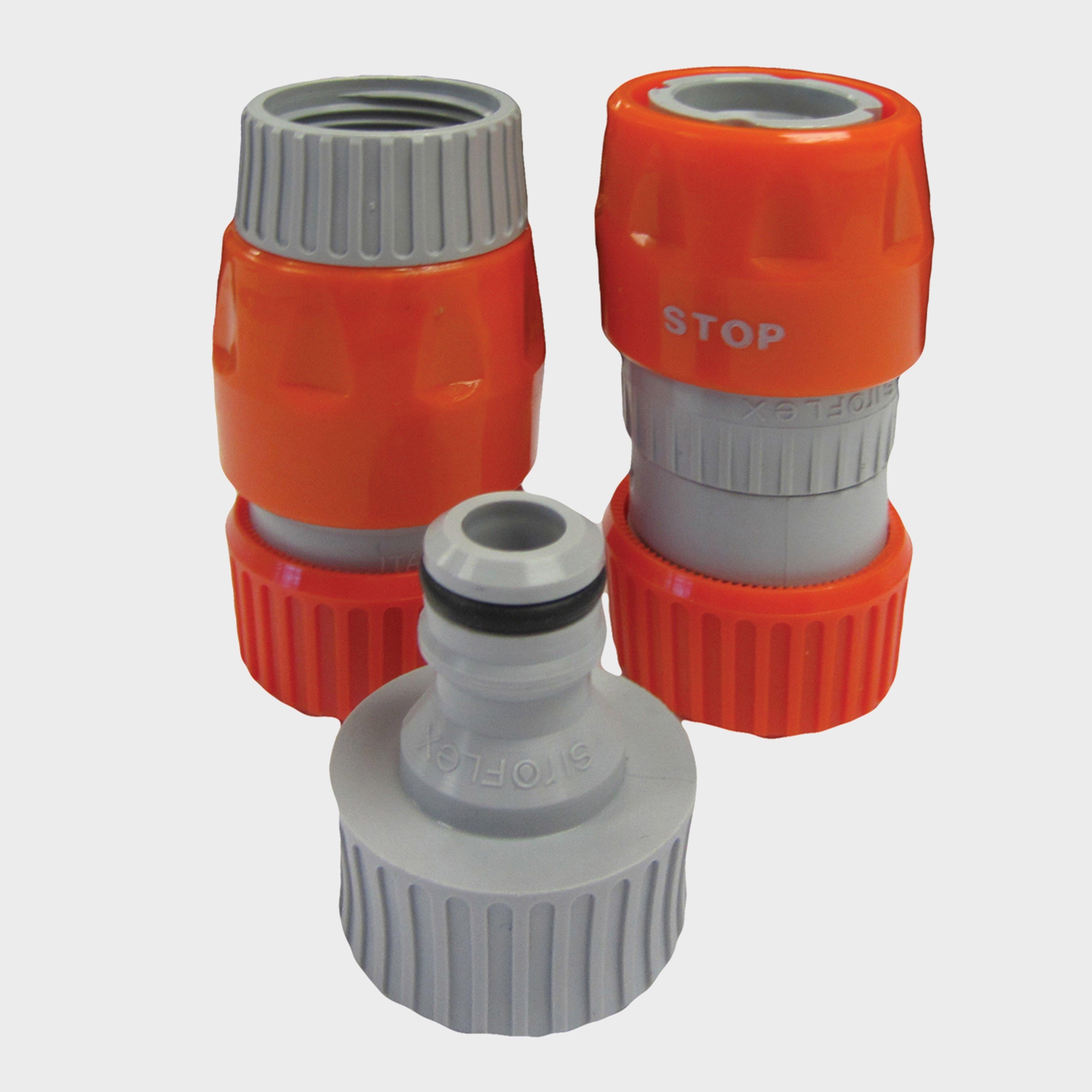 Mains Adaptor Hose Connectors, Orange