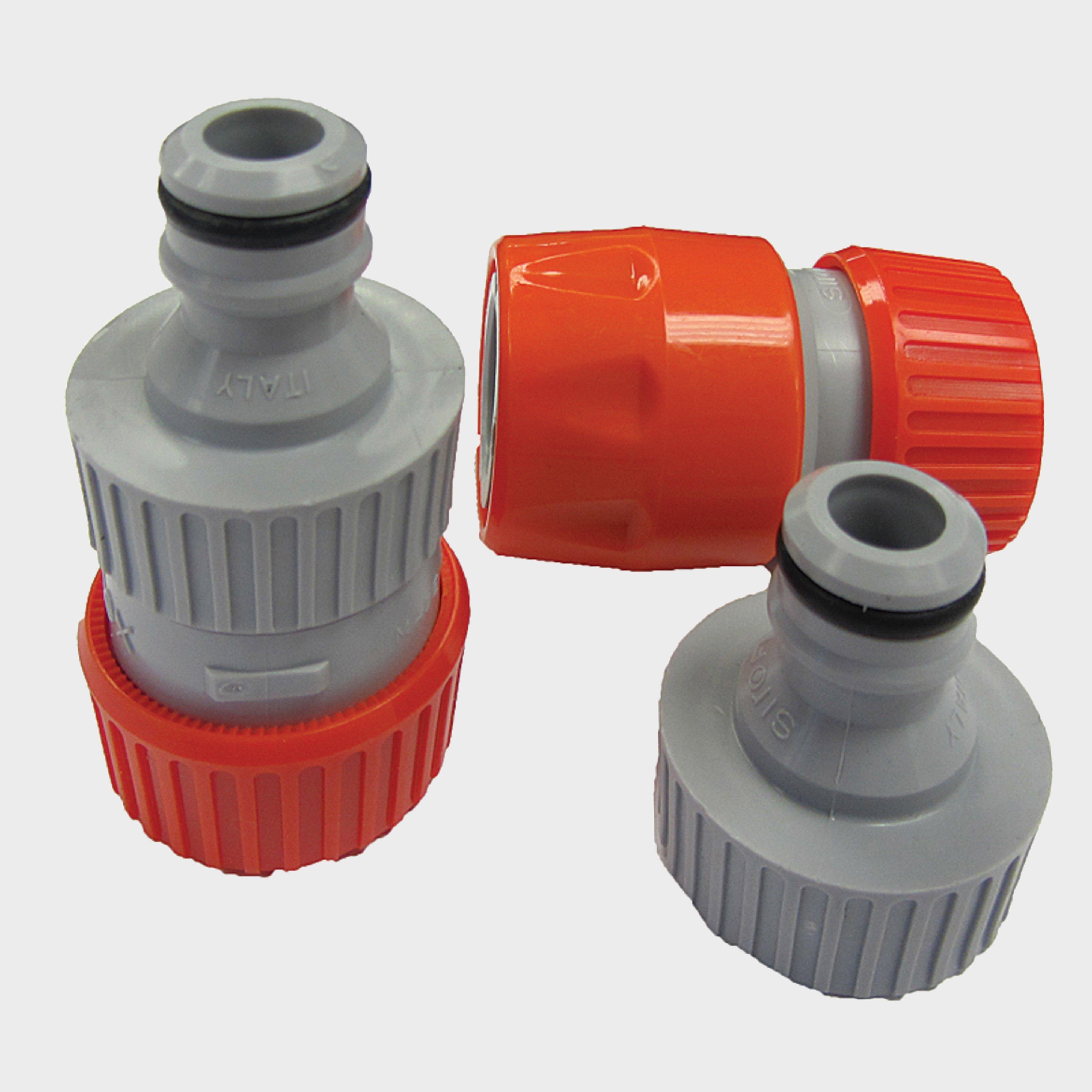 Aquaroll Mains Adaptor Extension Hose Connectors - Red, Red