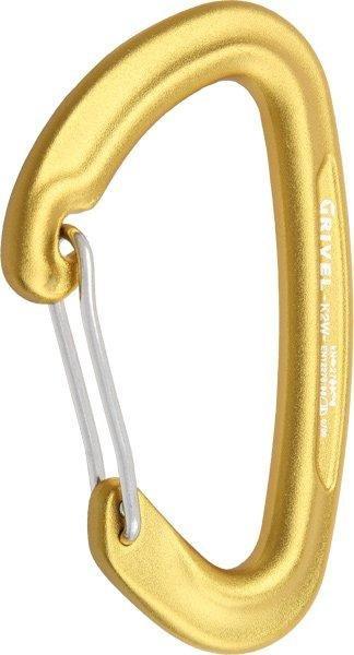 K2 Gamma Wire Gate Carabiner, Yellow